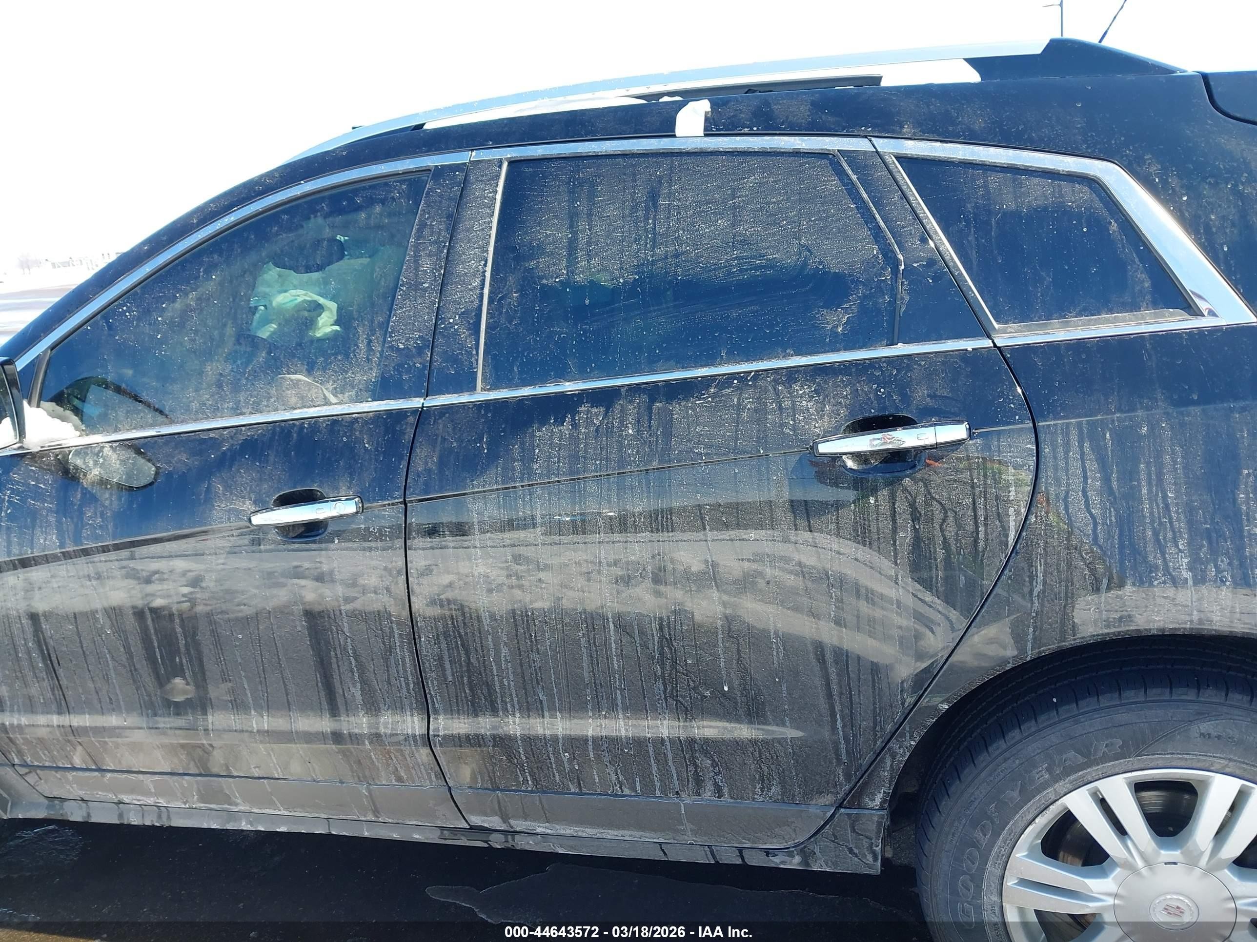 2015 Cadillac Srx Luxury Collection Черный vin: 3GYFNEE33FS604567