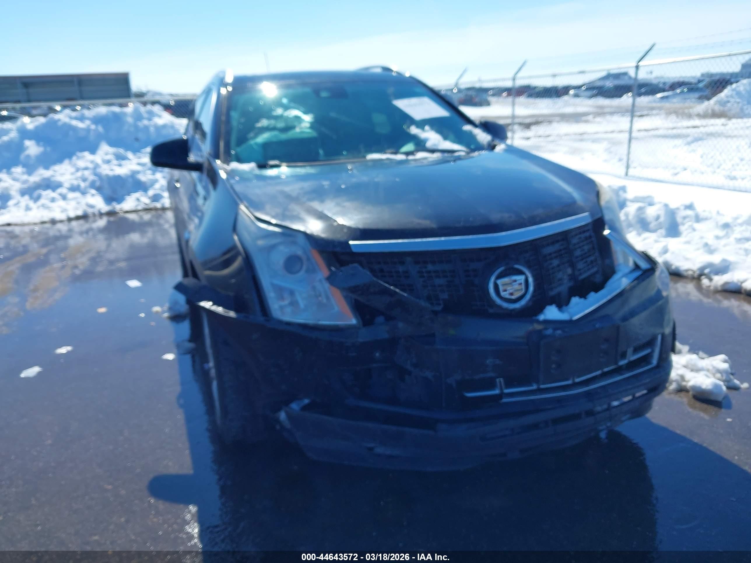 2015 Cadillac Srx Luxury Collection Черный vin: 3GYFNEE33FS604567