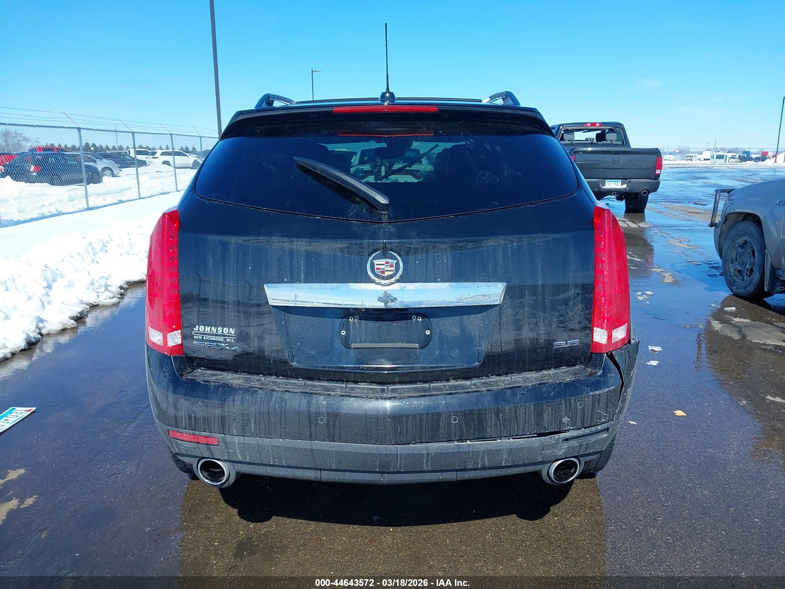 2015 Cadillac Srx Luxury Collection Черный vin: 3GYFNEE33FS604567