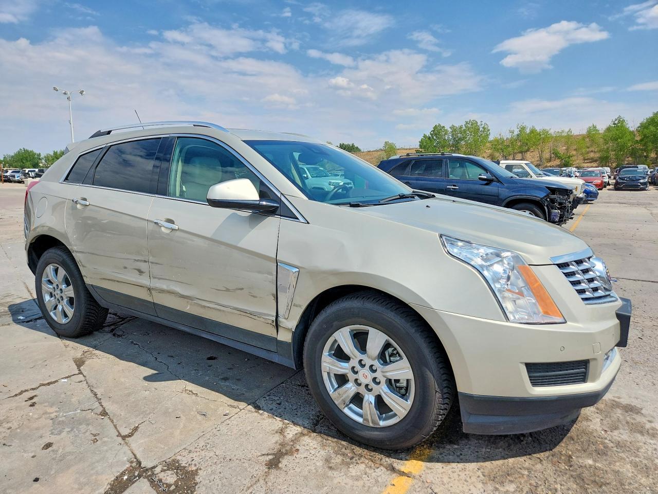 2015 Cadillac Srx Luxury Collection Tan vin: 3GYFNEE33FS628206