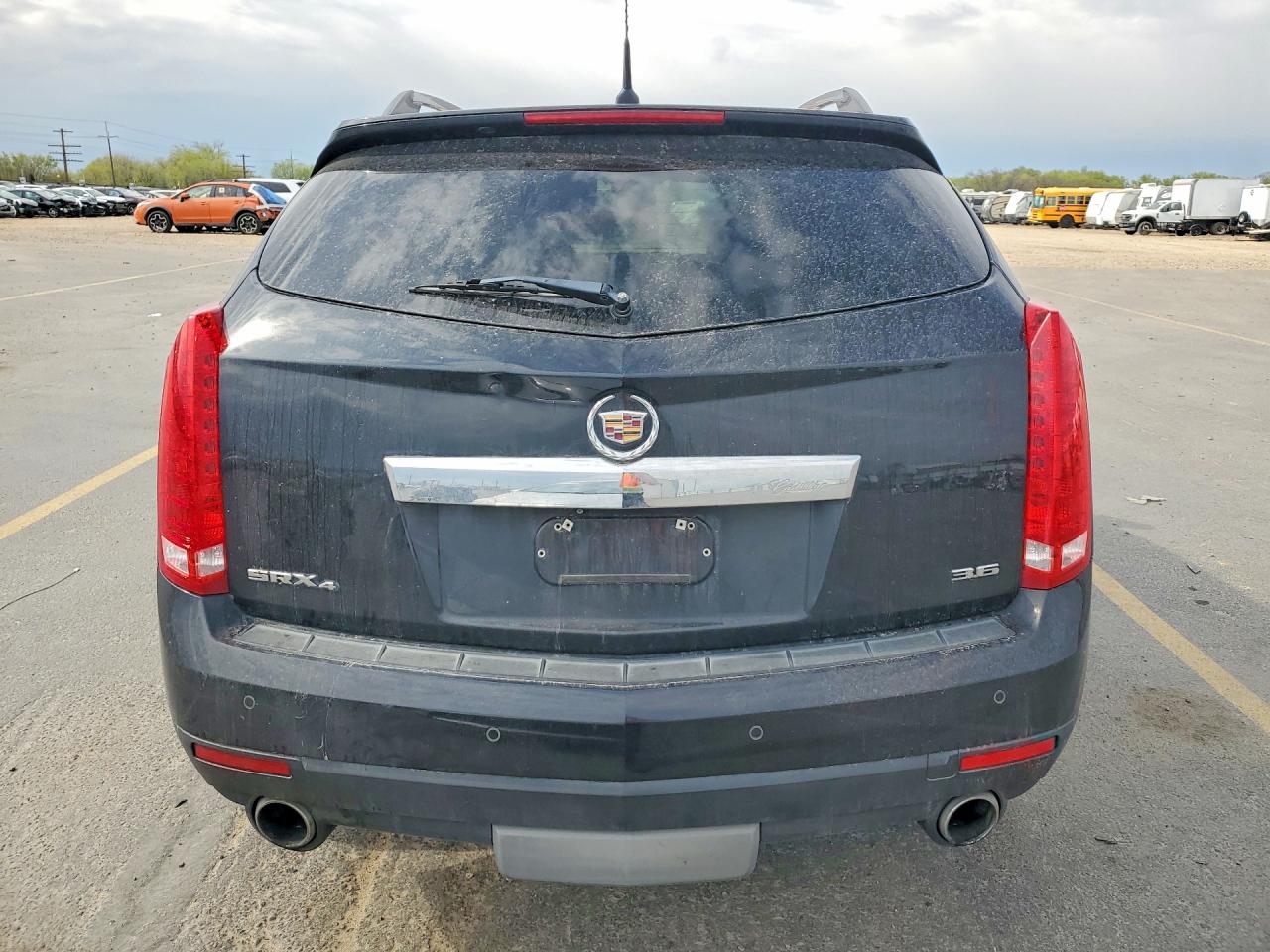 2012 Cadillac Srx Black vin: 3GYFNEE34CS655975