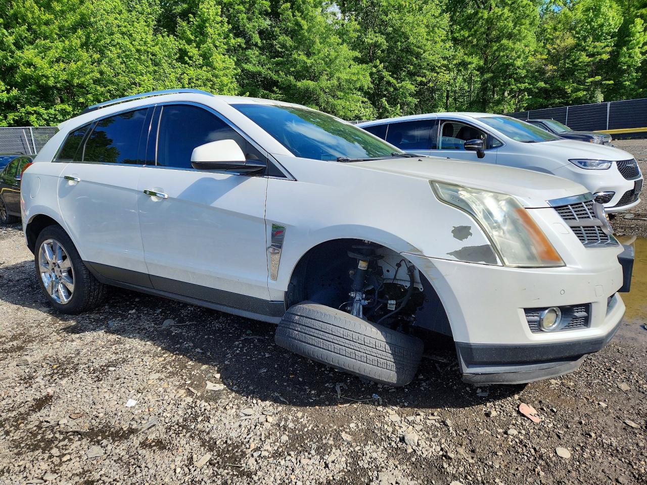 2012 Cadillac Srx Performance Collection White vin: 3GYFNEE34CS658083