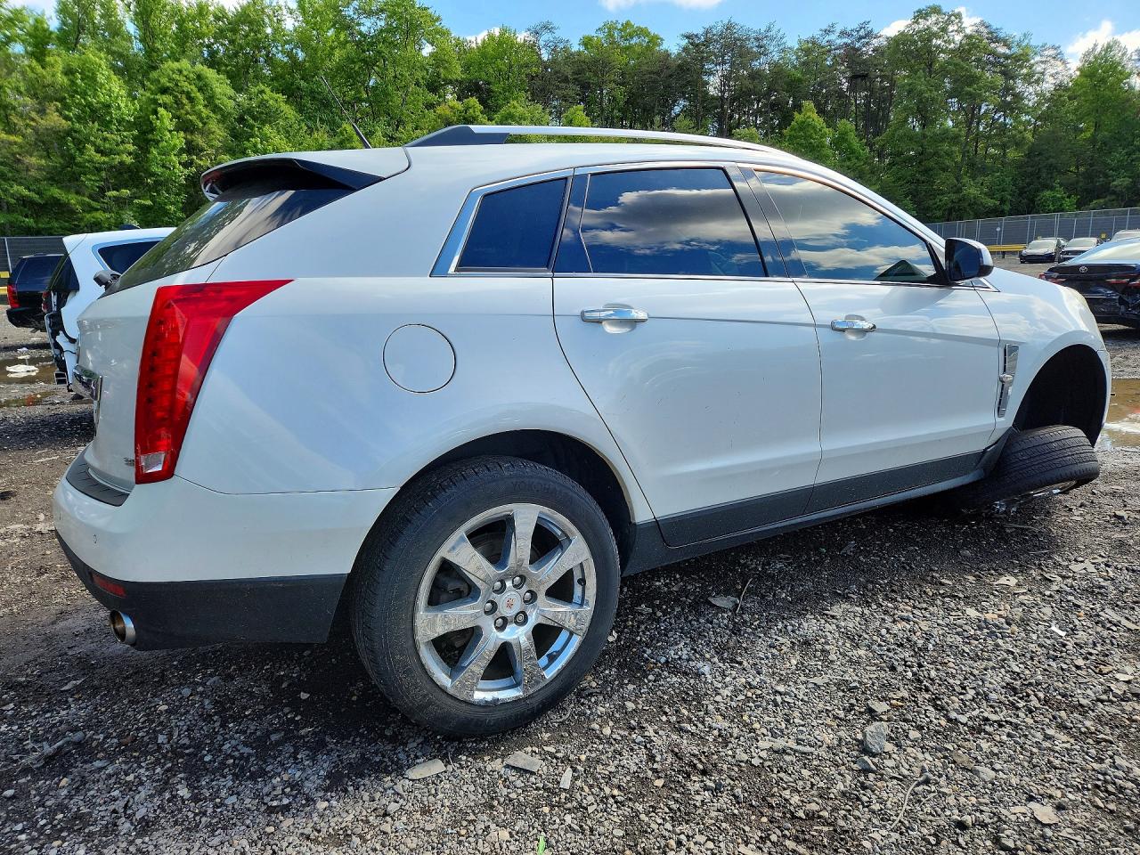 2012 Cadillac Srx Performance Collection White vin: 3GYFNEE34CS658083