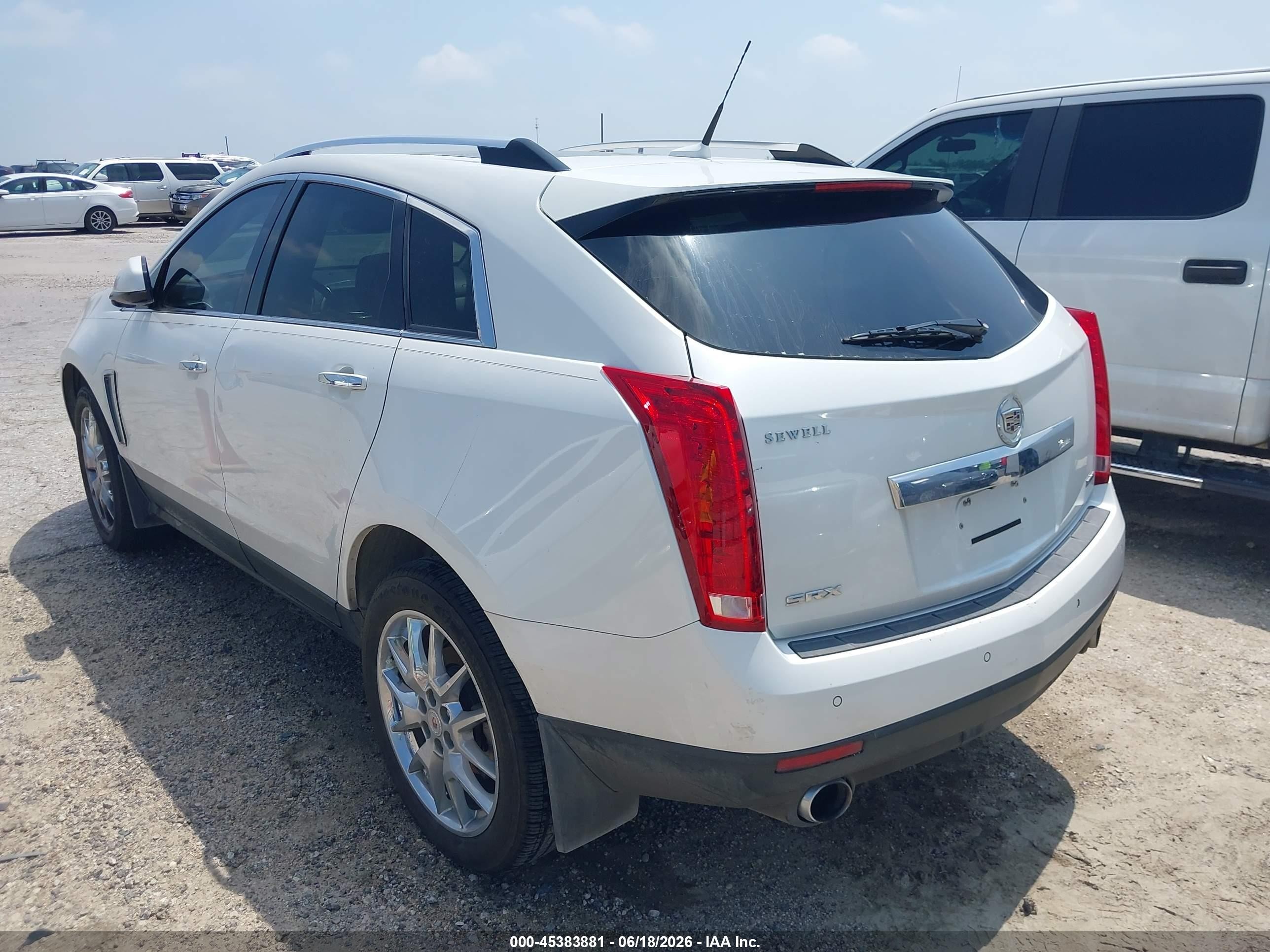 2013 Cadillac Srx Premium Collection White vin: 3GYFNEE34DS650521