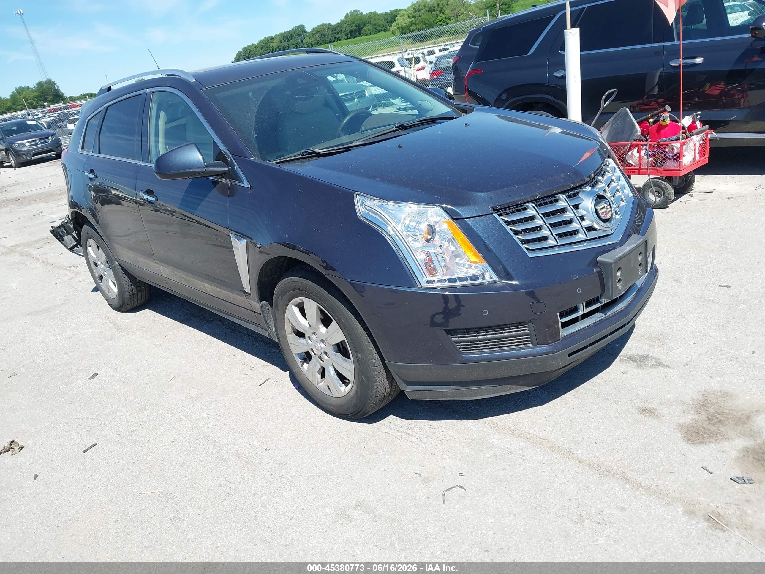 2014 Cadillac Srx Luxury Collection Blue vin: 3GYFNEE34ES535404