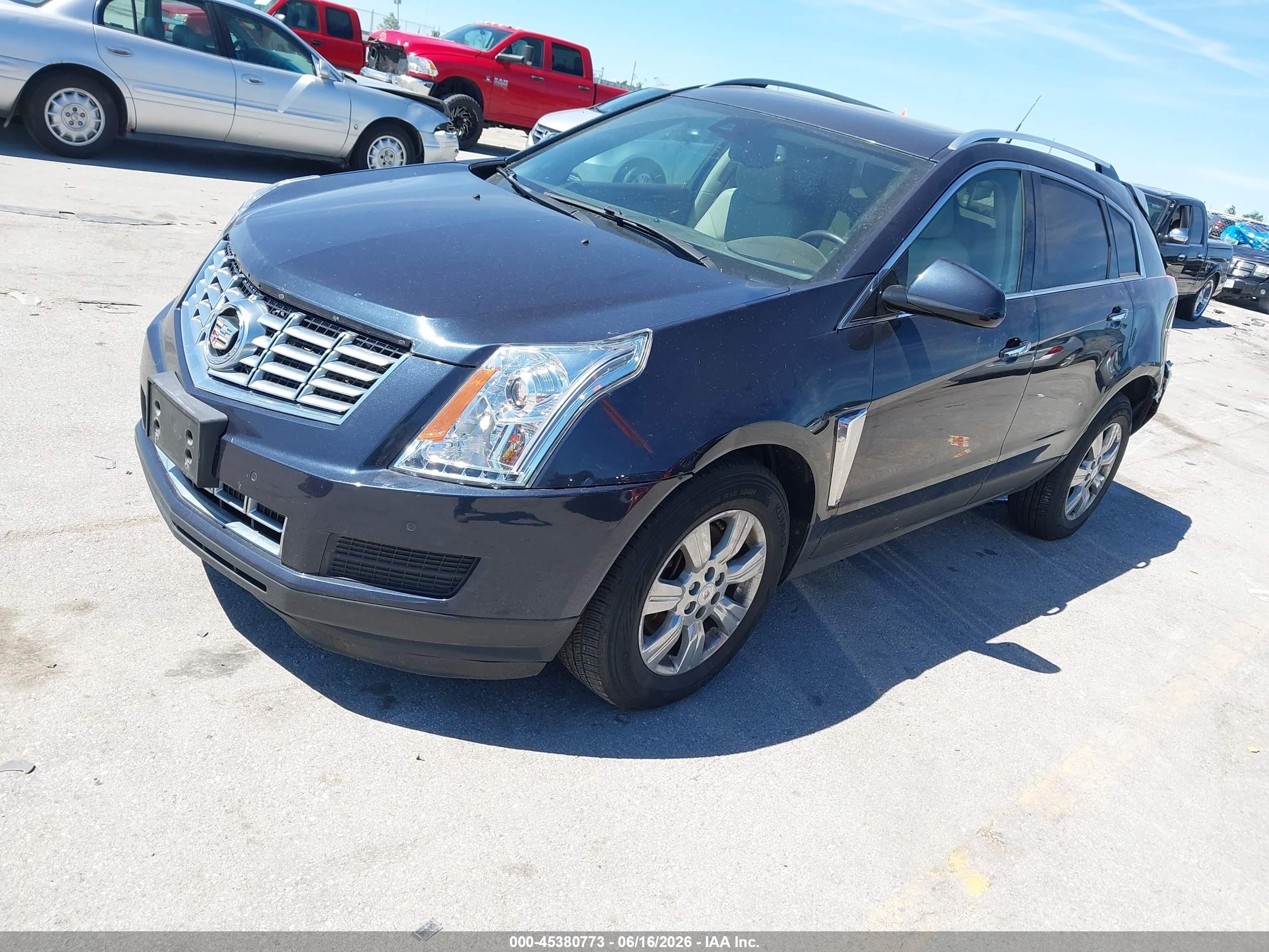 2014 Cadillac Srx Luxury Collection Синий vin: 3GYFNEE34ES535404