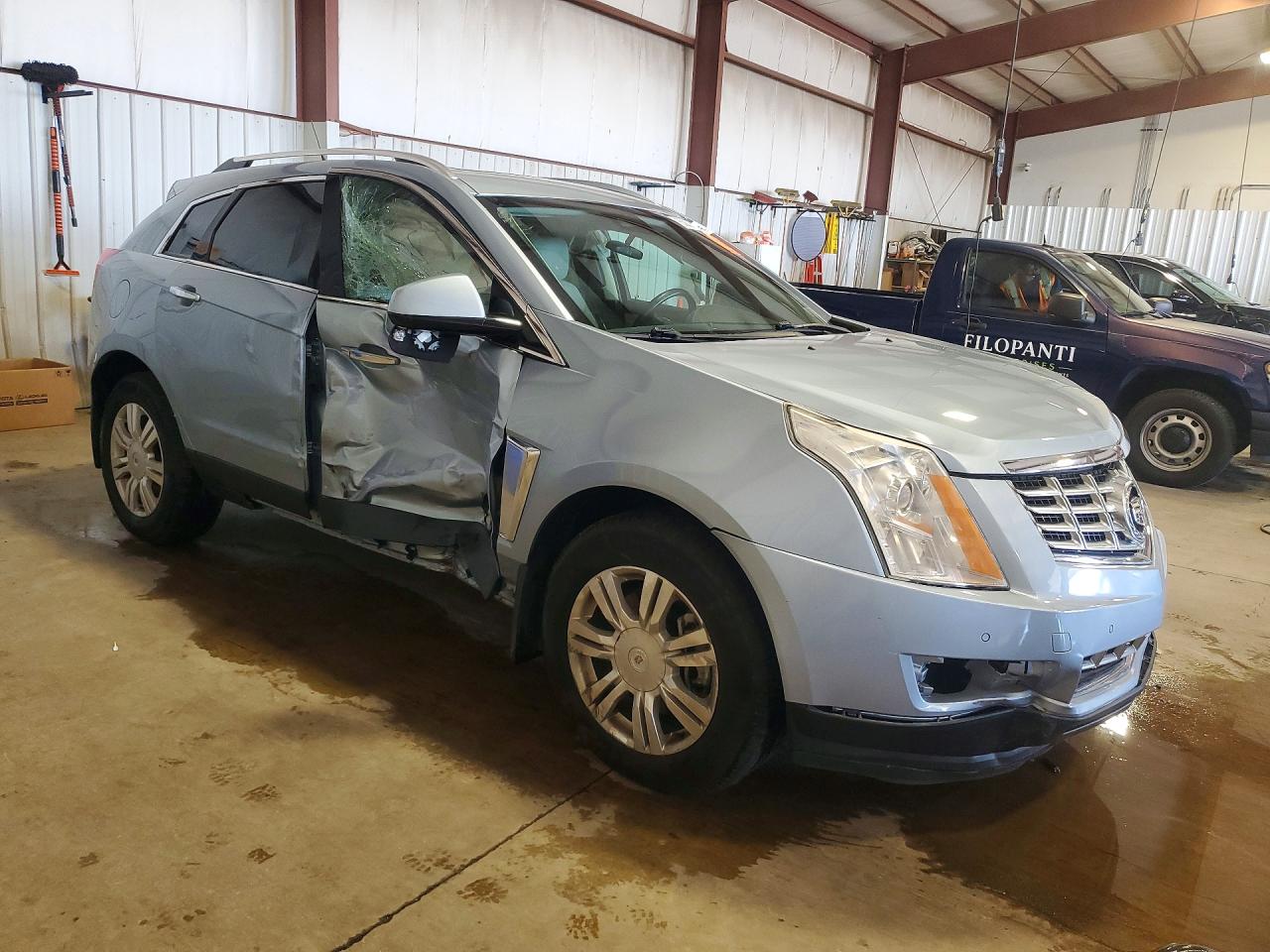2014 Cadillac Srx Luxury Collection Gray vin: 3GYFNEE34ES592587
