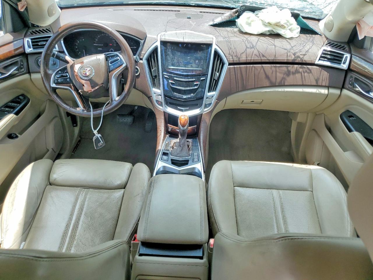 2015 Cadillac Srx Luxury Collection Brown vin: 3GYFNEE34FS526736