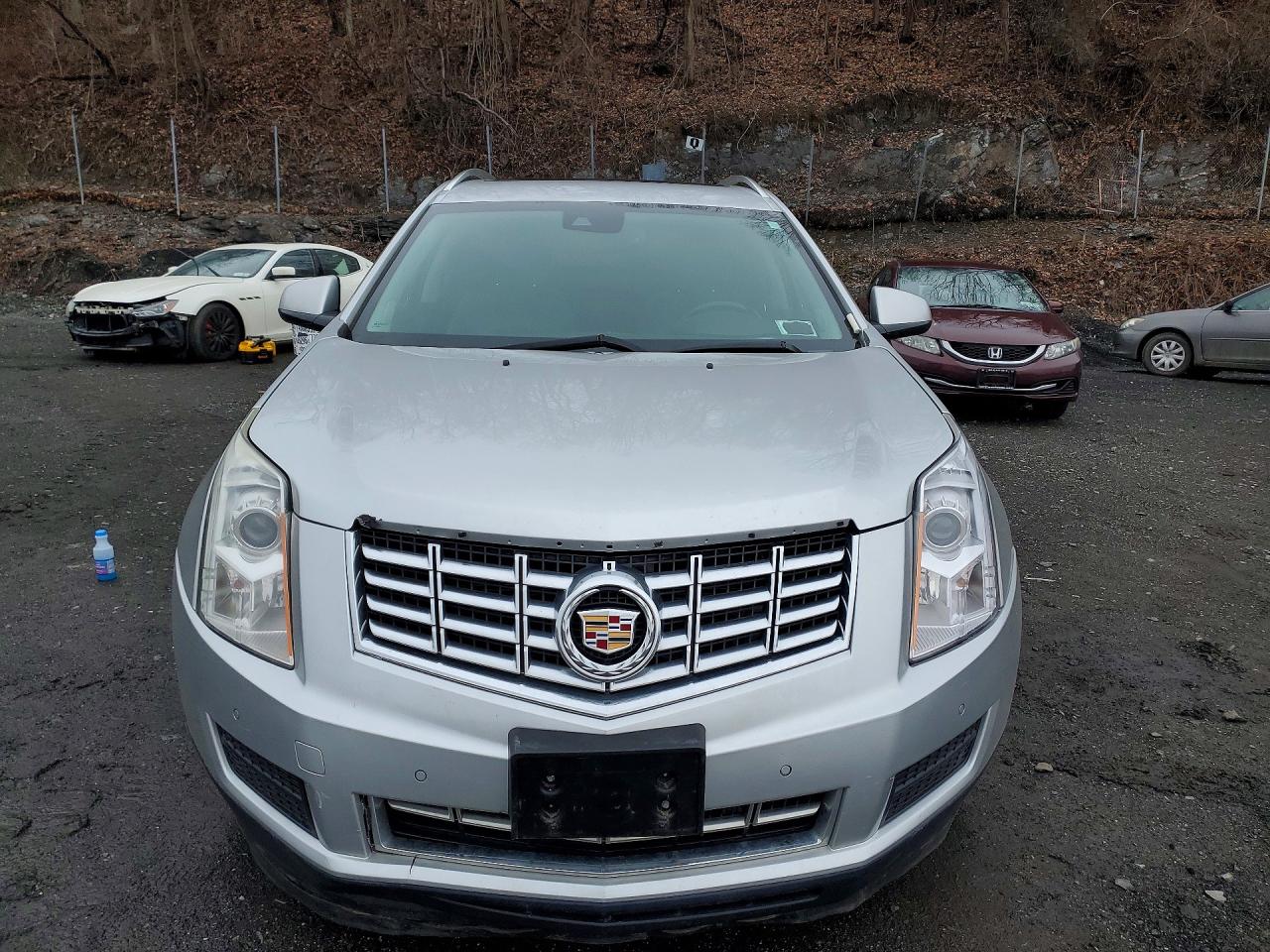 2015 Cadillac Srx Luxury Collection Silver vin: 3GYFNEE34FS632068