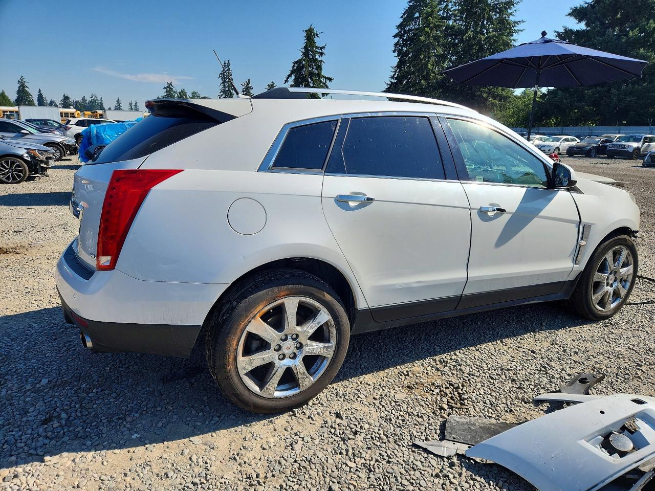 2012 Cadillac Srx Performance Collection White vin: 3GYFNEE35CS517085
