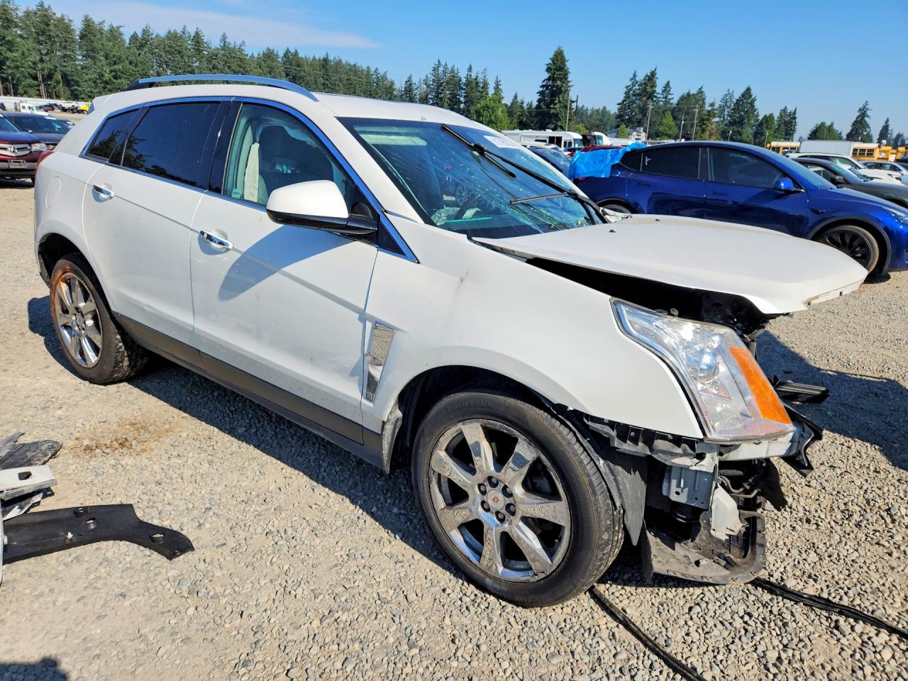 2012 Cadillac Srx Performance Collection White vin: 3GYFNEE35CS517085