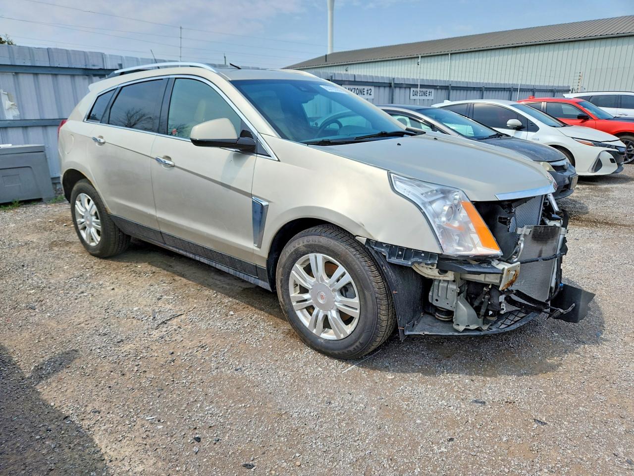 2014 Cadillac Srx Luxury Collection Cream vin: 3GYFNEE35ES584692