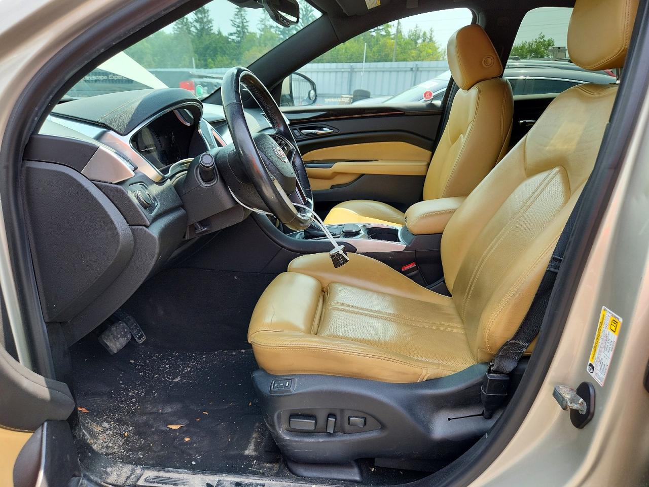 2014 Cadillac Srx Luxury Collection Cream vin: 3GYFNEE35ES584692