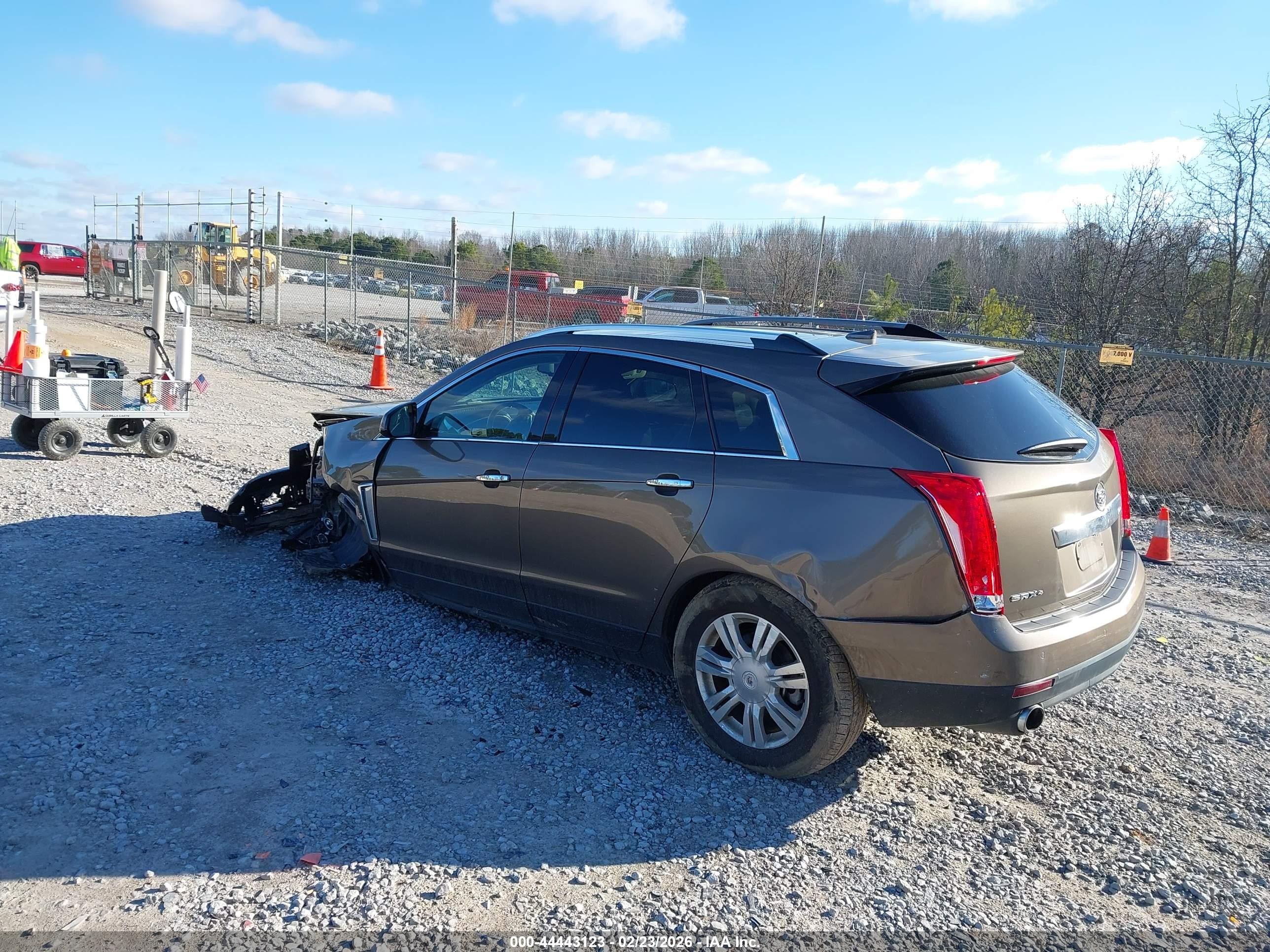 2014 Cadillac Srx Luxury Collection Gray vin: 3GYFNEE35ES597586