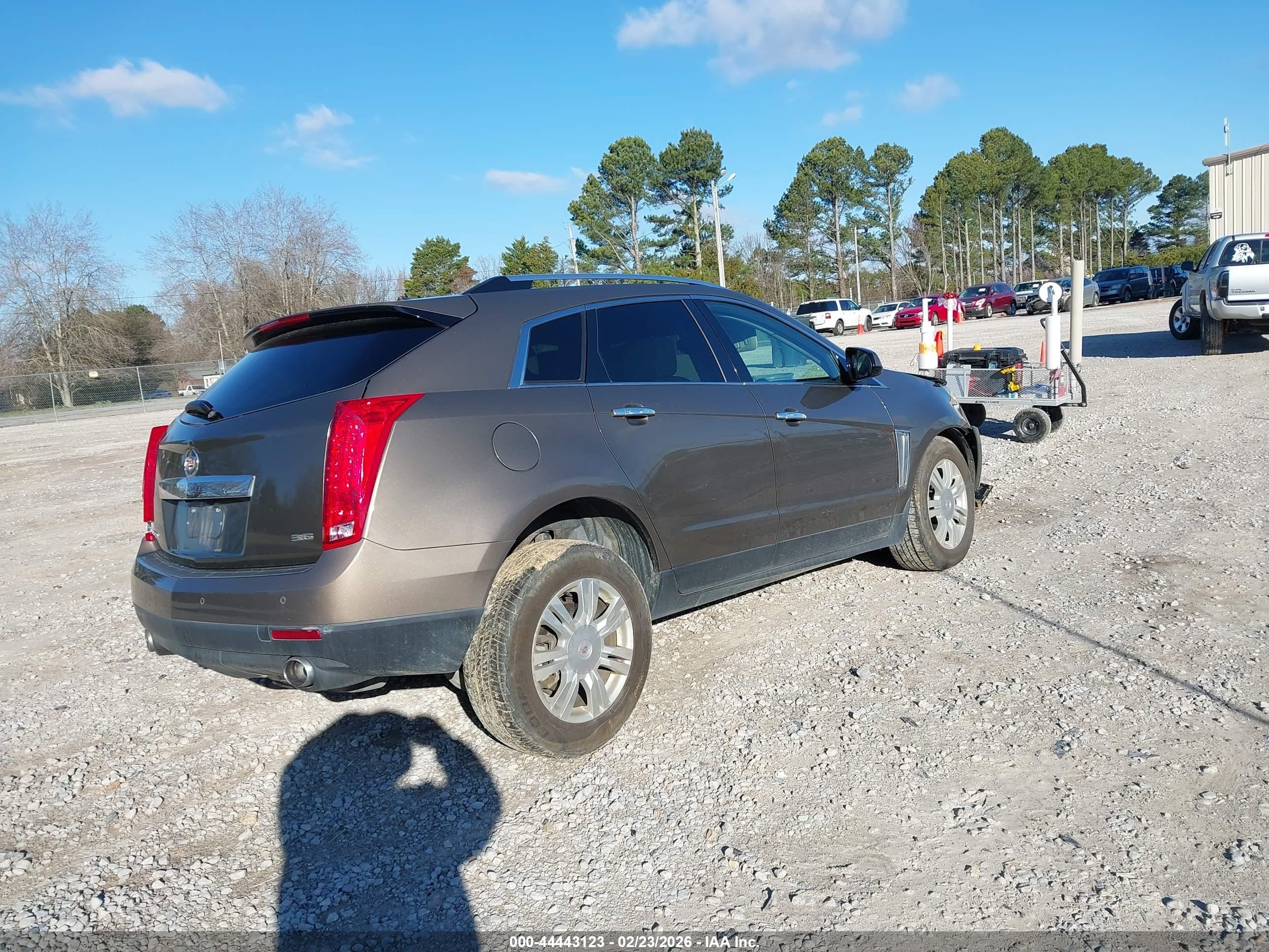 2014 Cadillac Srx Luxury Collection Gray vin: 3GYFNEE35ES597586
