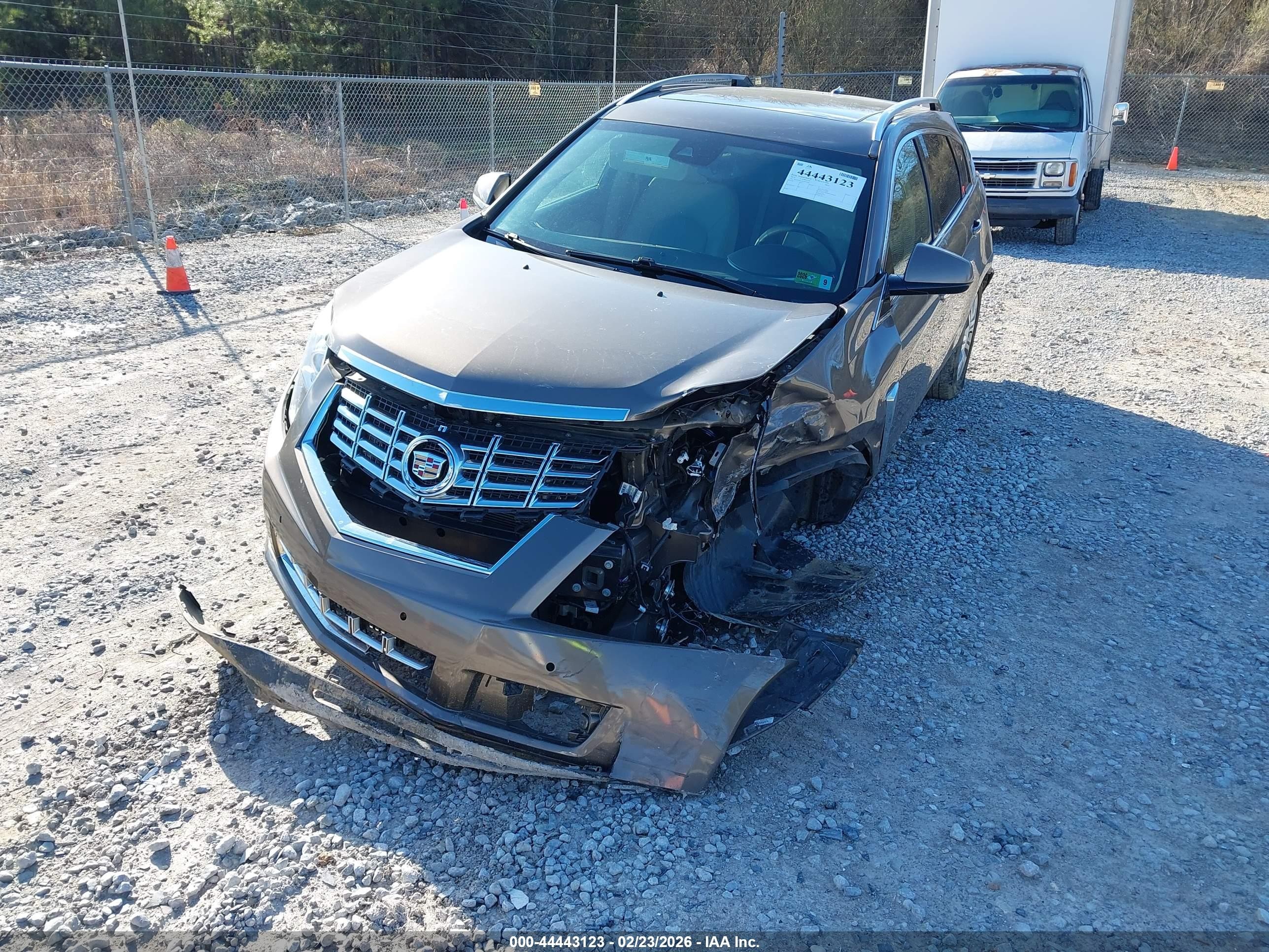 2014 Cadillac Srx Luxury Collection Gray vin: 3GYFNEE35ES597586