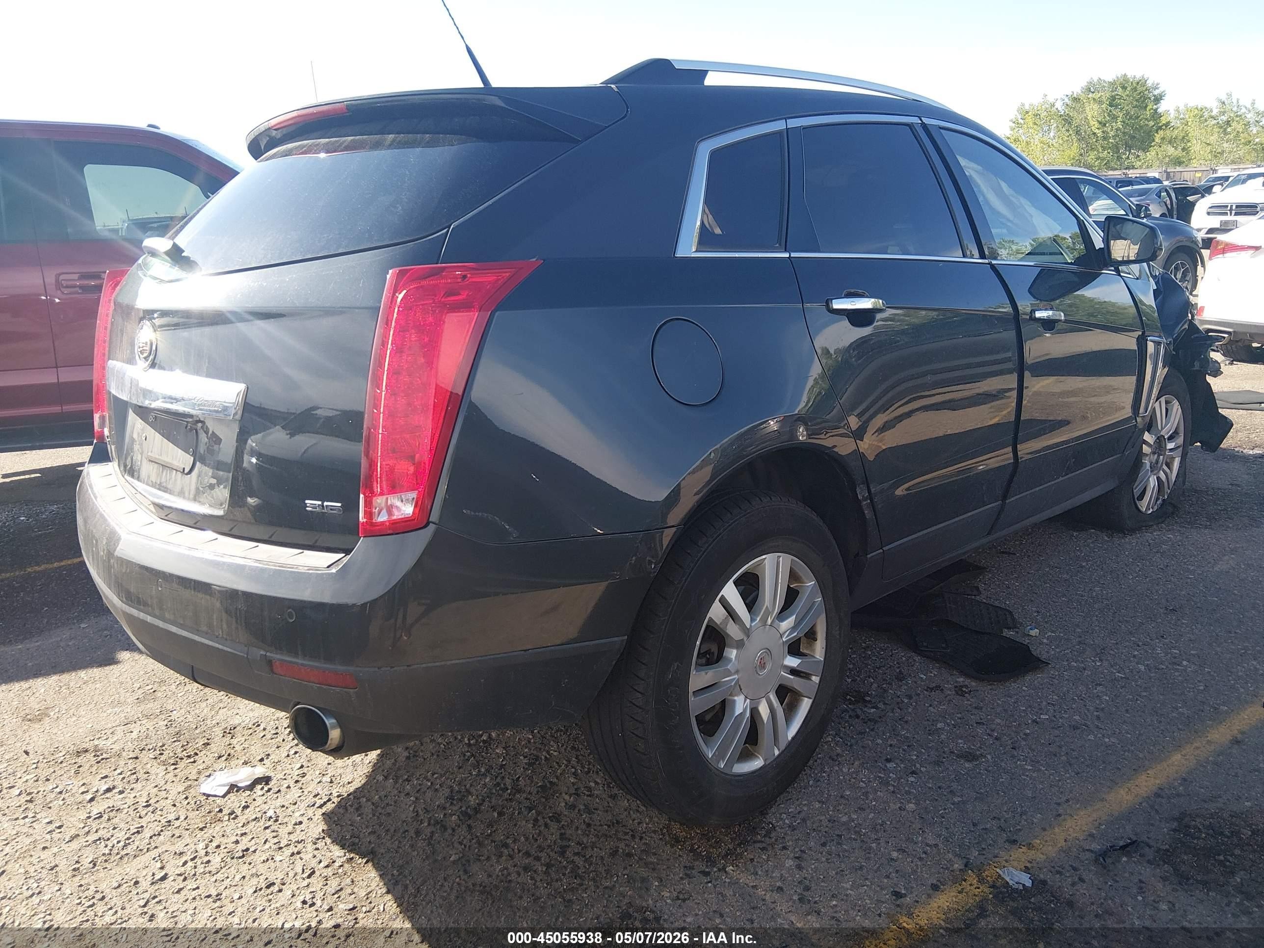 2014 Cadillac Srx Luxury Collection Gray vin: 3GYFNEE35ES651792