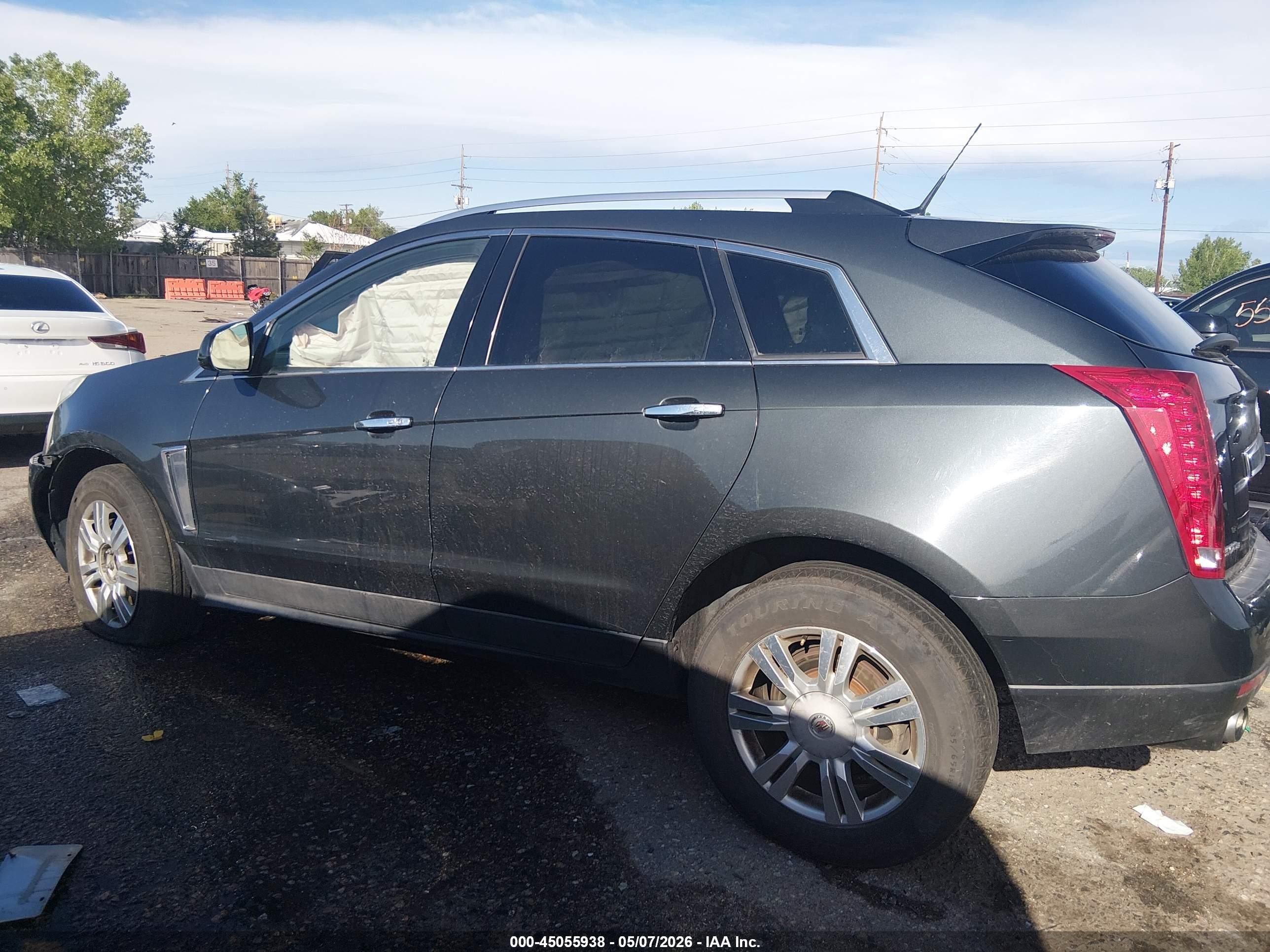 2014 Cadillac Srx Luxury Collection Gray vin: 3GYFNEE35ES651792