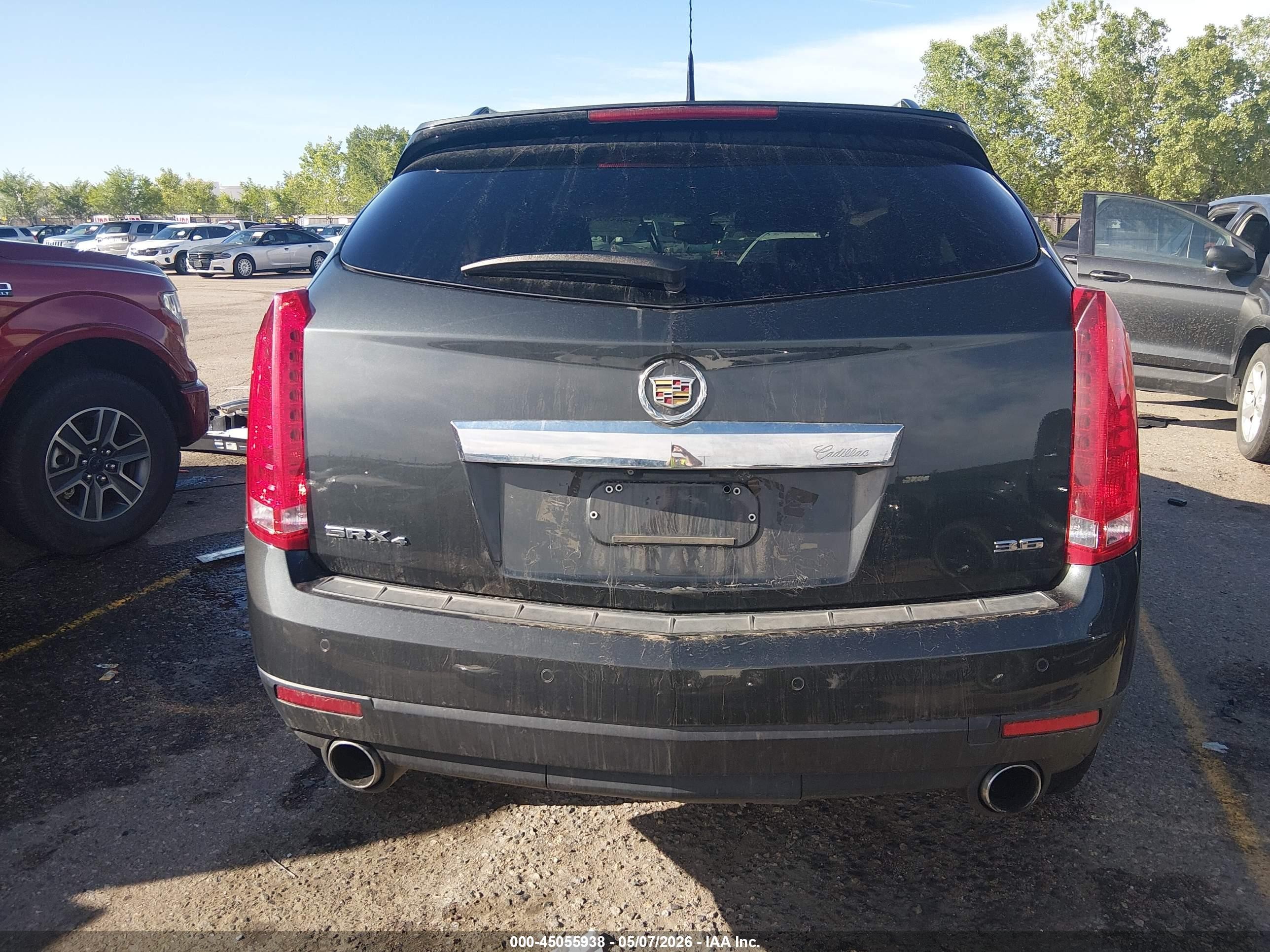 2014 Cadillac Srx Luxury Collection Gray vin: 3GYFNEE35ES651792