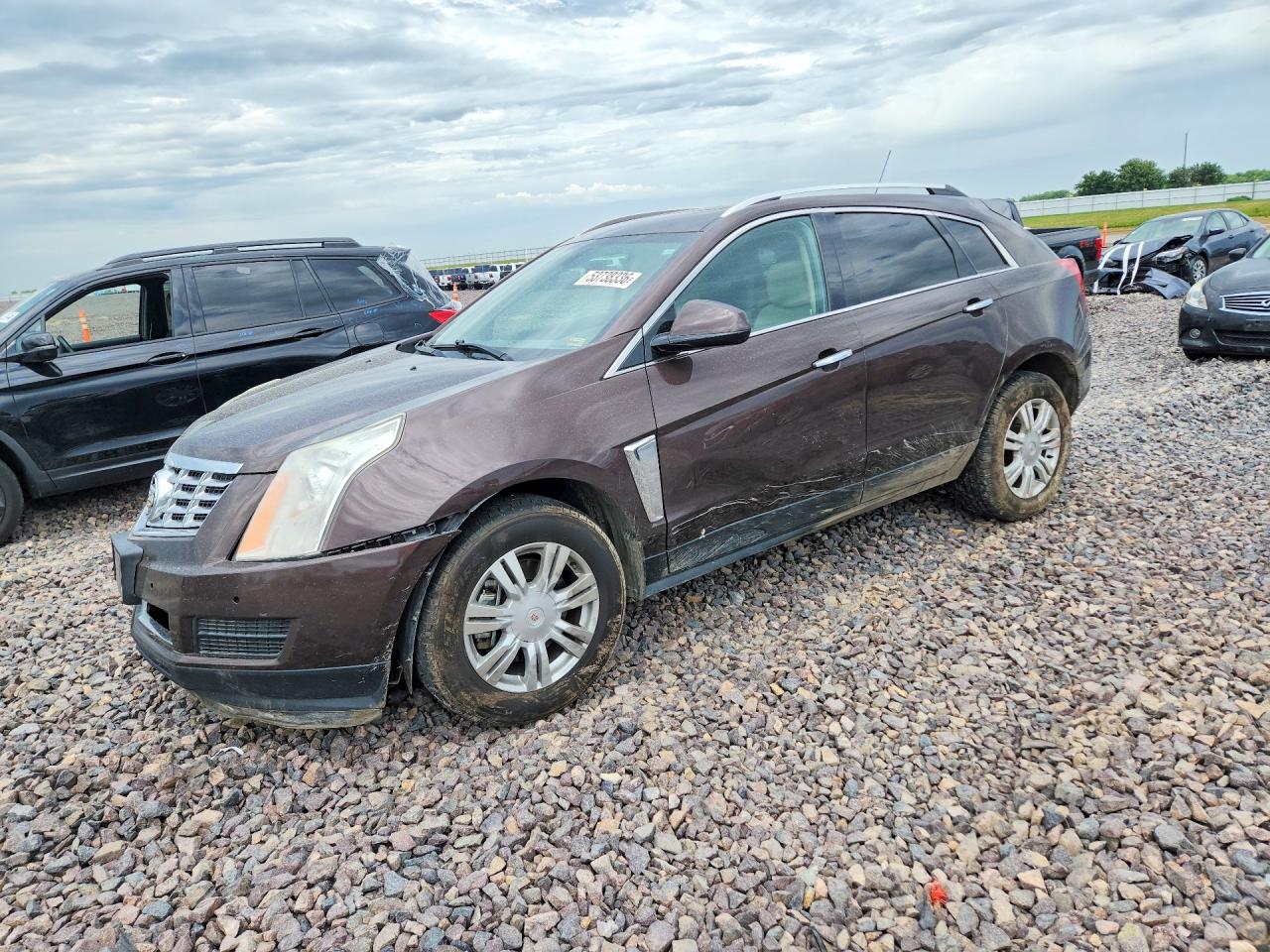 2015 Cadillac Srx Luxury Collection Brown vin: 3GYFNEE35FS529483