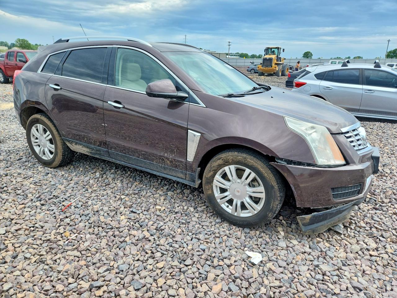 2015 Cadillac Srx Luxury Collection Brown vin: 3GYFNEE35FS529483