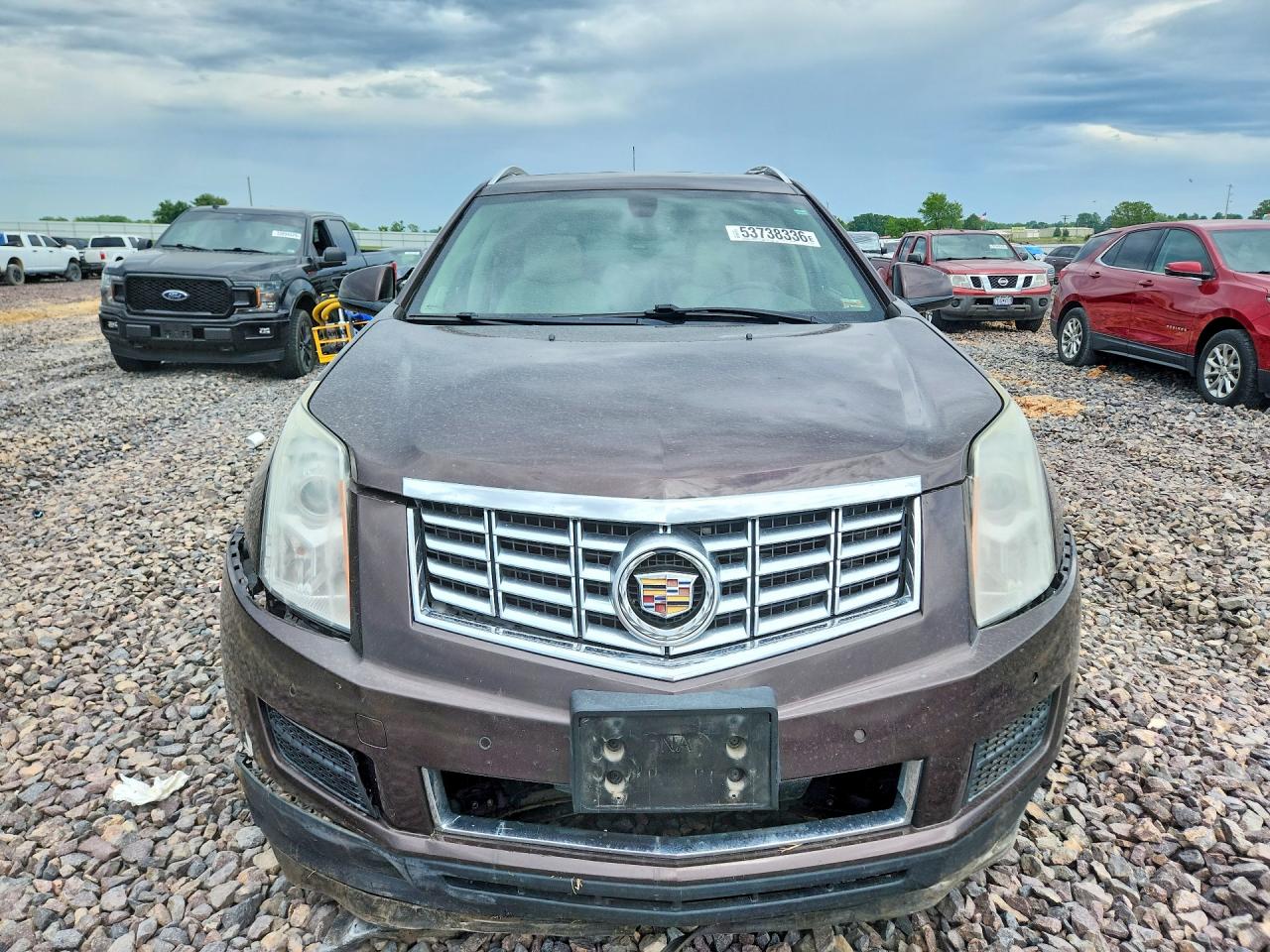 2015 Cadillac Srx Luxury Collection Brown vin: 3GYFNEE35FS529483