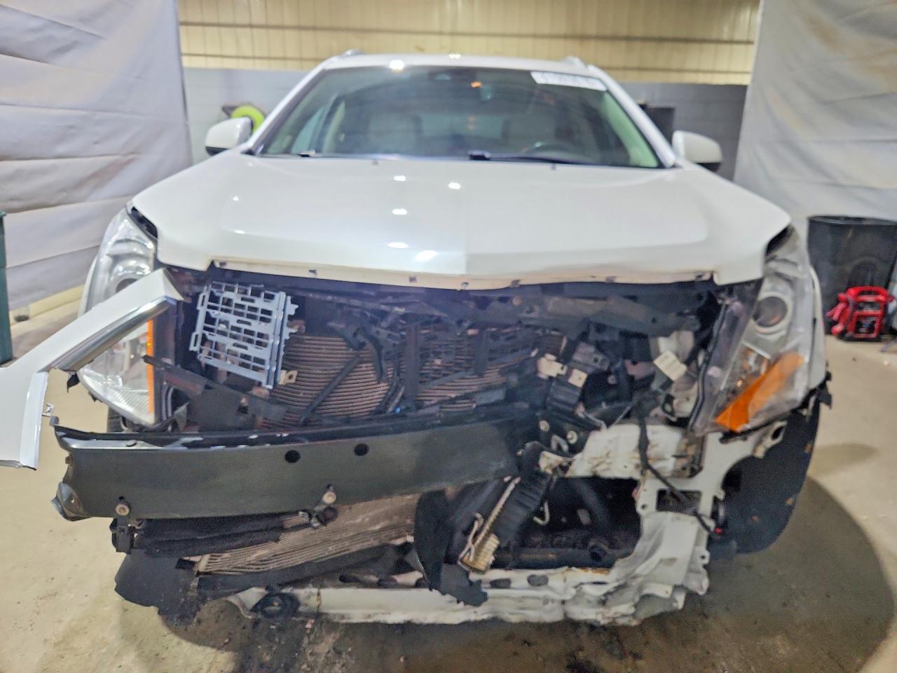 2015 Cadillac Srx Luxury Collection White vin: 3GYFNEE35FS529564