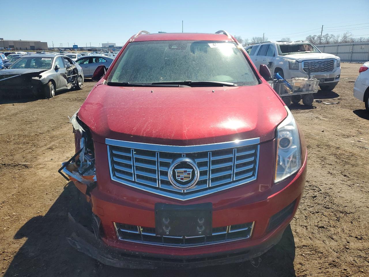 2015 Cadillac Srx Luxury Collection Темно-бордовый vin: 3GYFNEE35FS572530