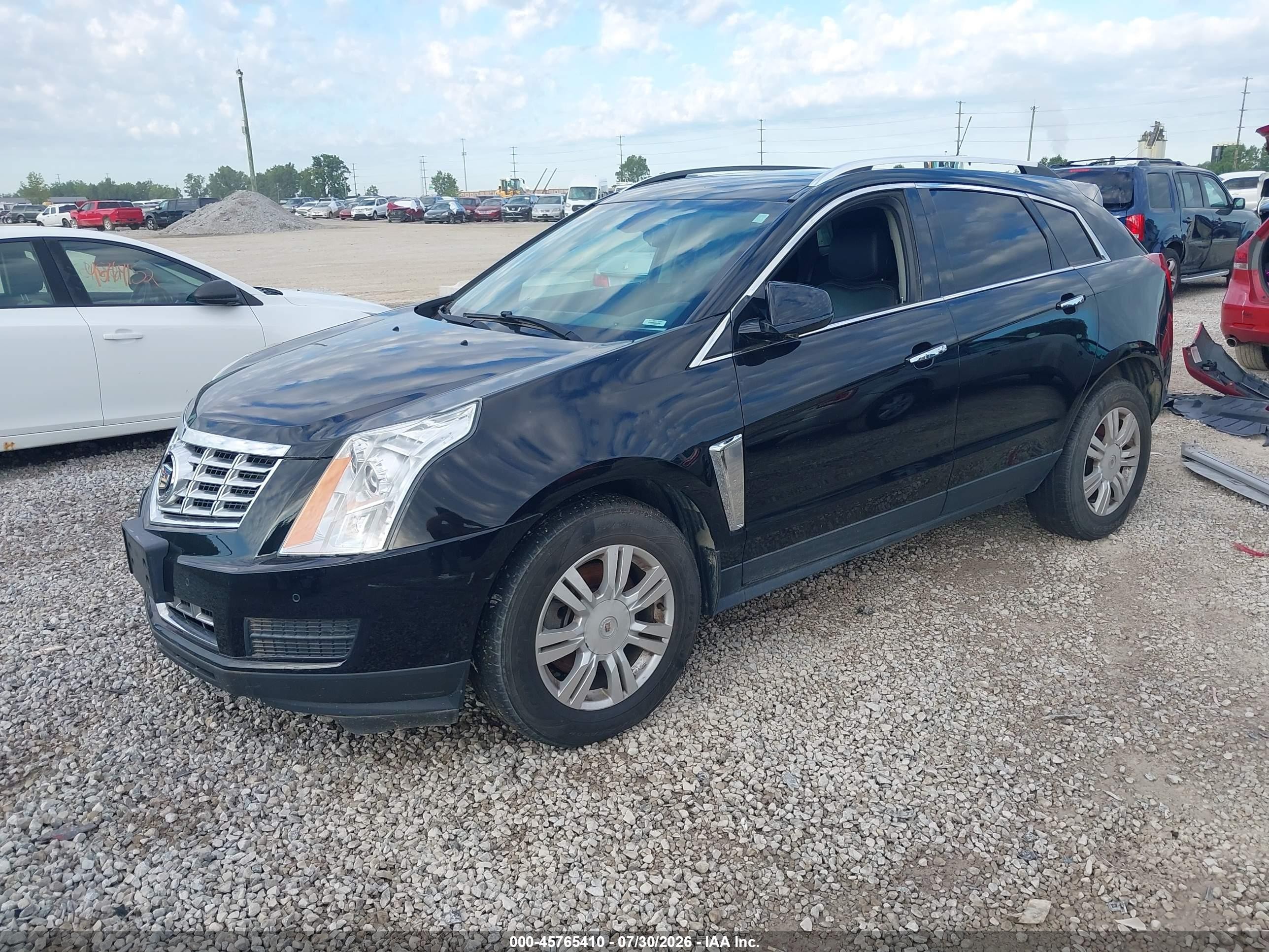 2015 Cadillac Srx Luxury Collection Черный vin: 3GYFNEE35FS573323