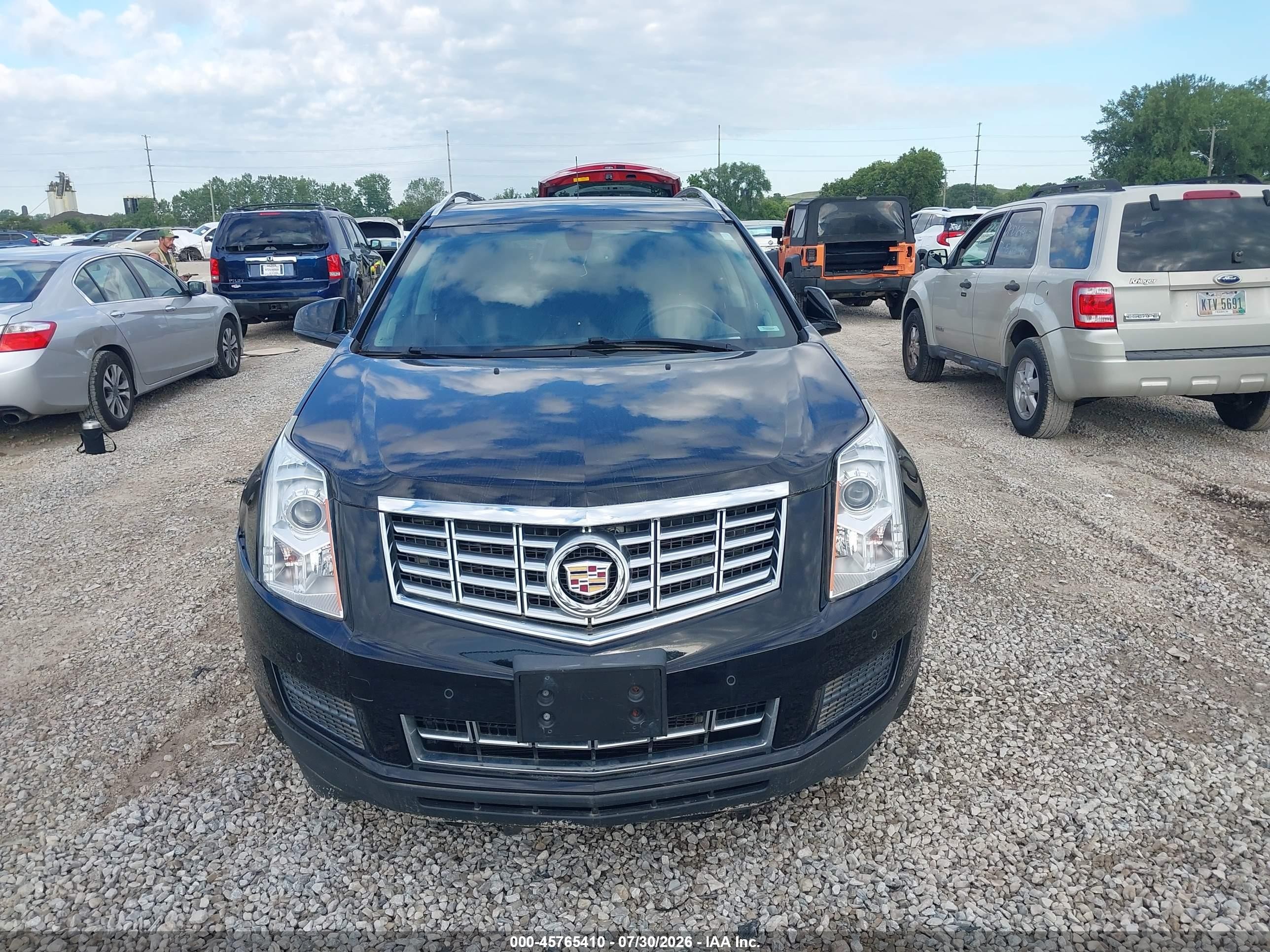 2015 Cadillac Srx Luxury Collection Черный vin: 3GYFNEE35FS573323