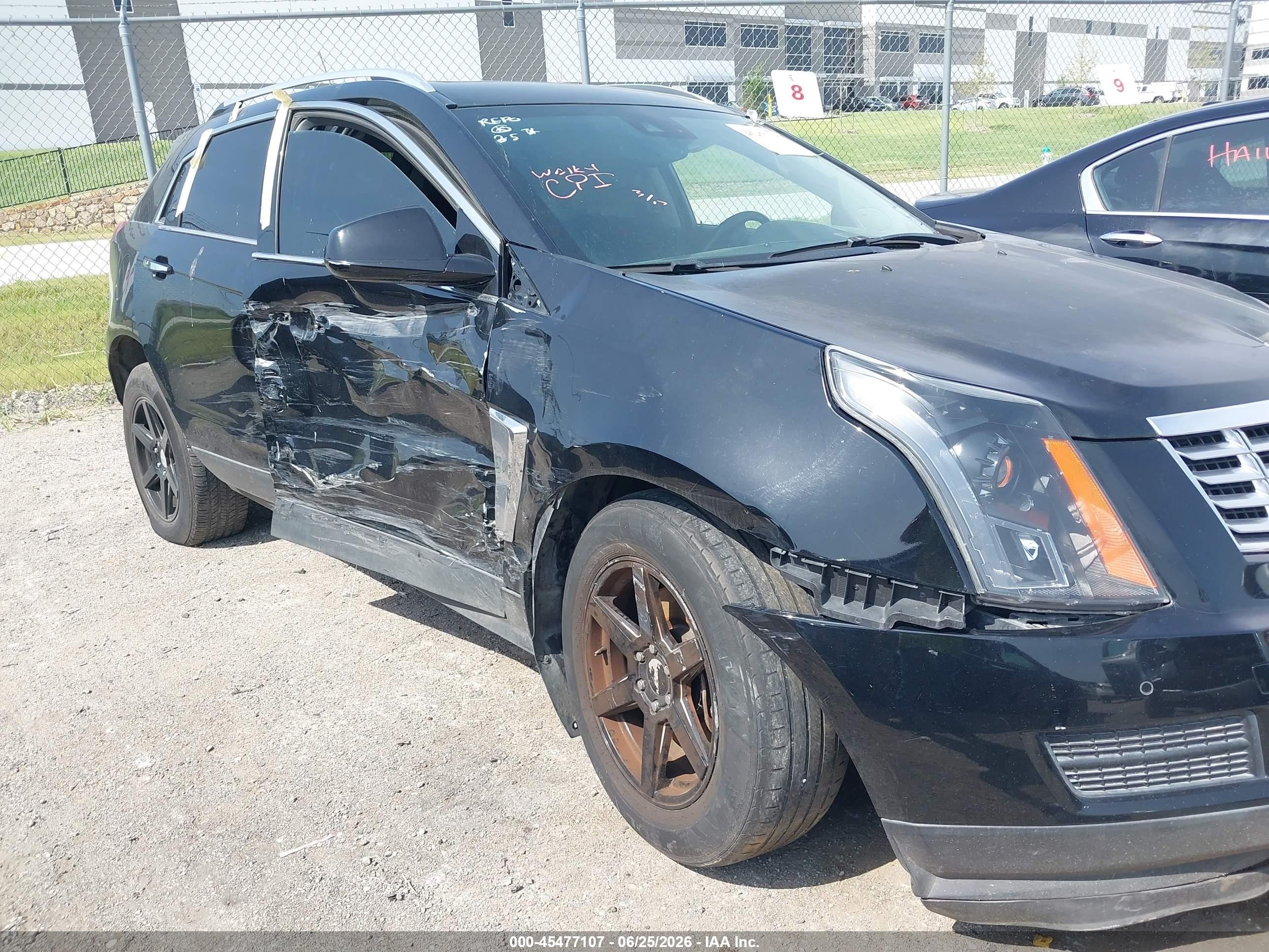 2015 Cadillac Srx Luxury Collection Black vin: 3GYFNEE35FS587674
