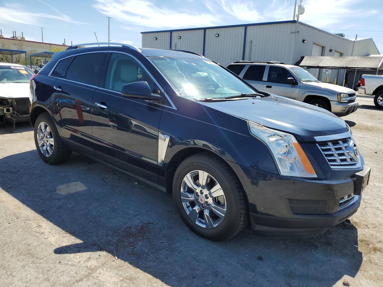 2015 Cadillac Srx Luxury Collection Blue vin: 3GYFNEE35FS623766