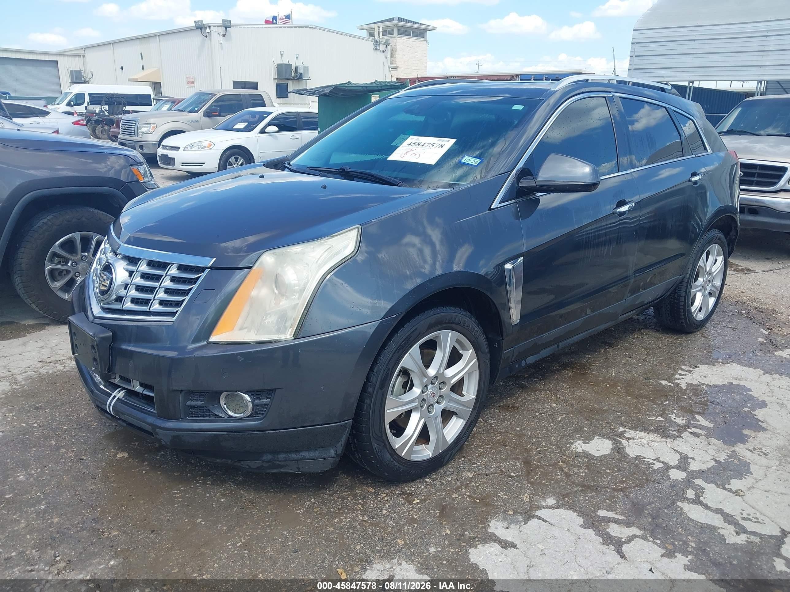 2013 Cadillac Srx Premium Collection Gray vin: 3GYFNEE36DS596428