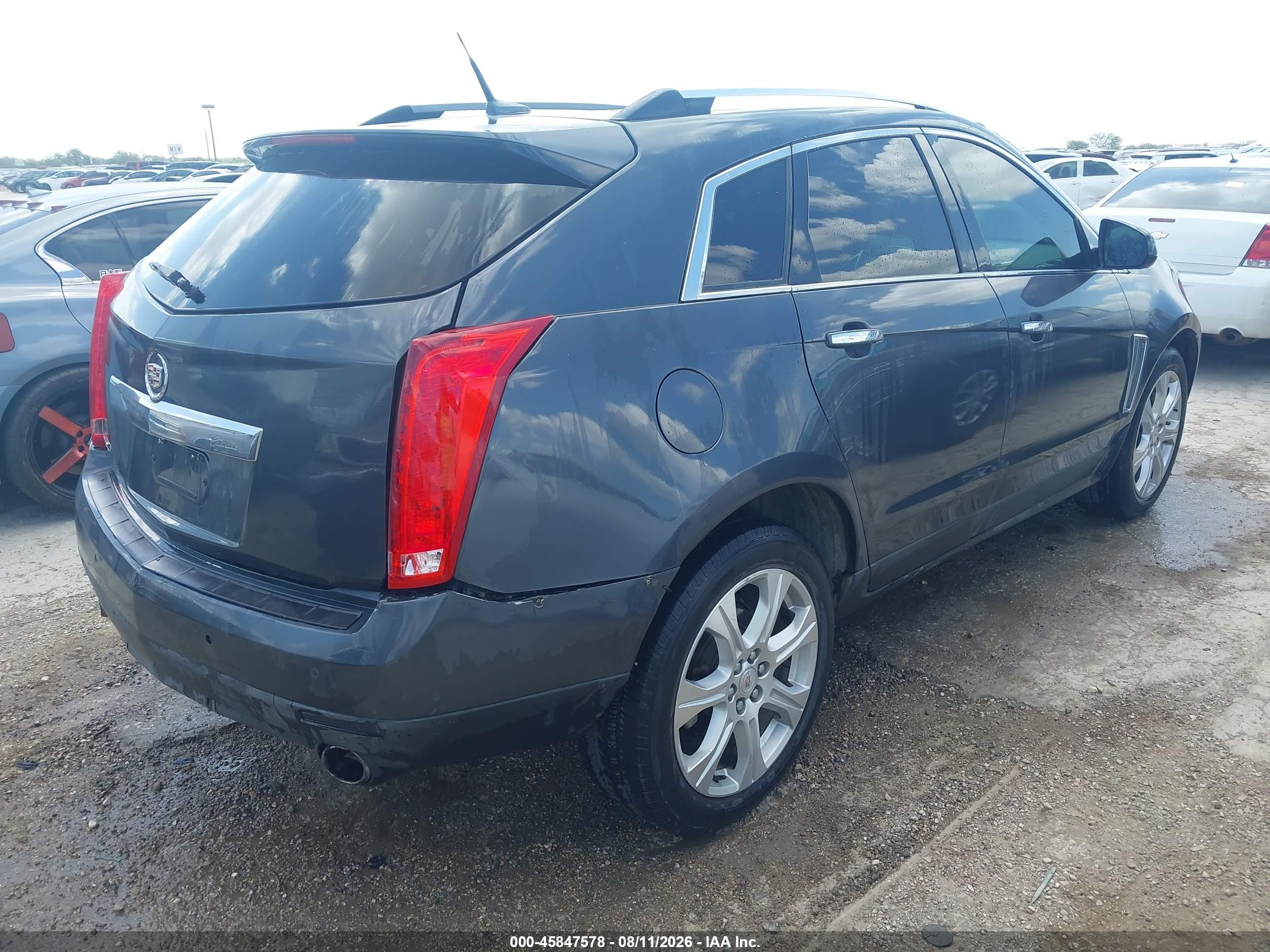 2013 Cadillac Srx Premium Collection Gray vin: 3GYFNEE36DS596428