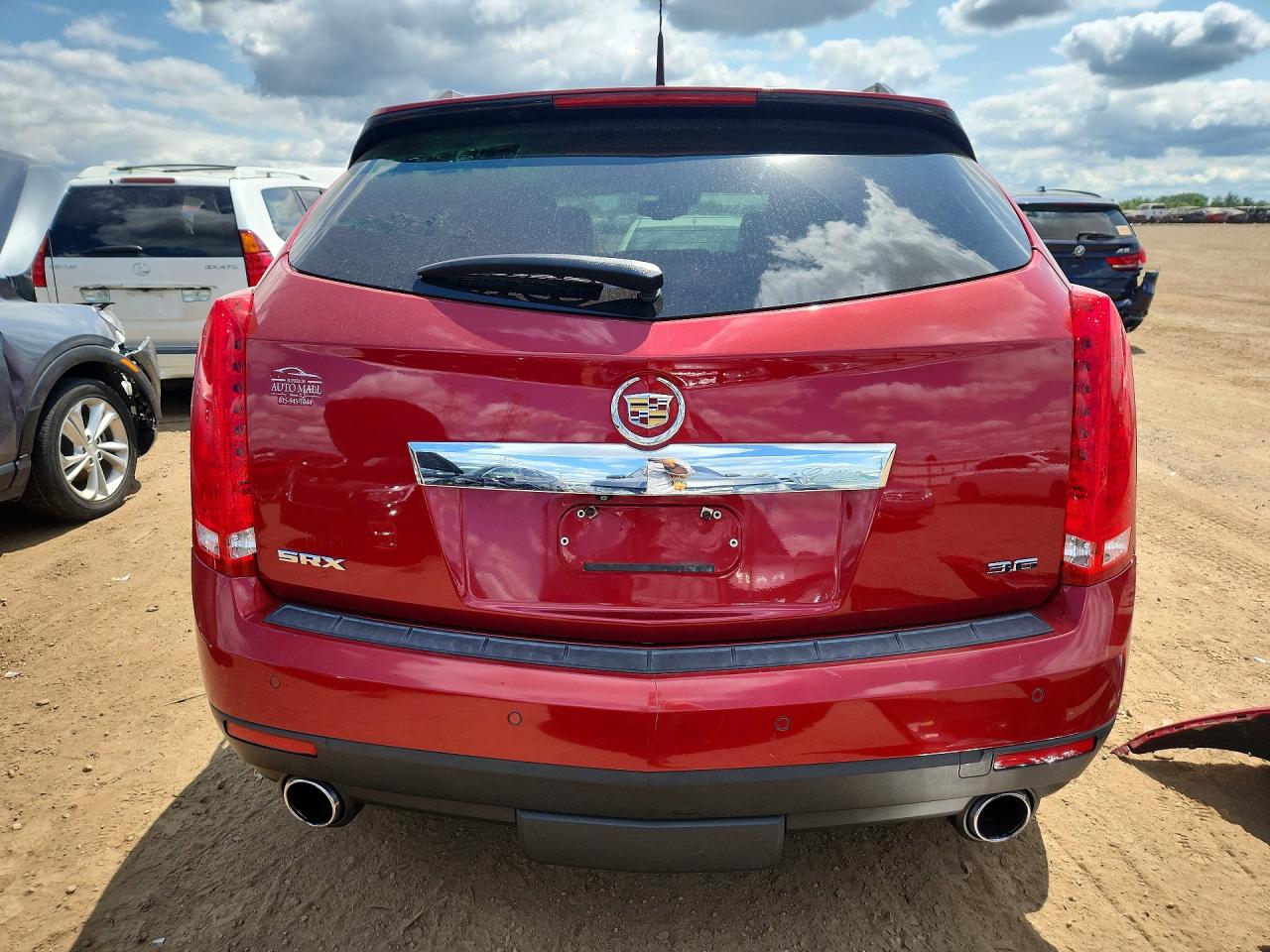 2013 Cadillac Srx Premium Collection Maroon vin: 3GYFNEE36DS618976