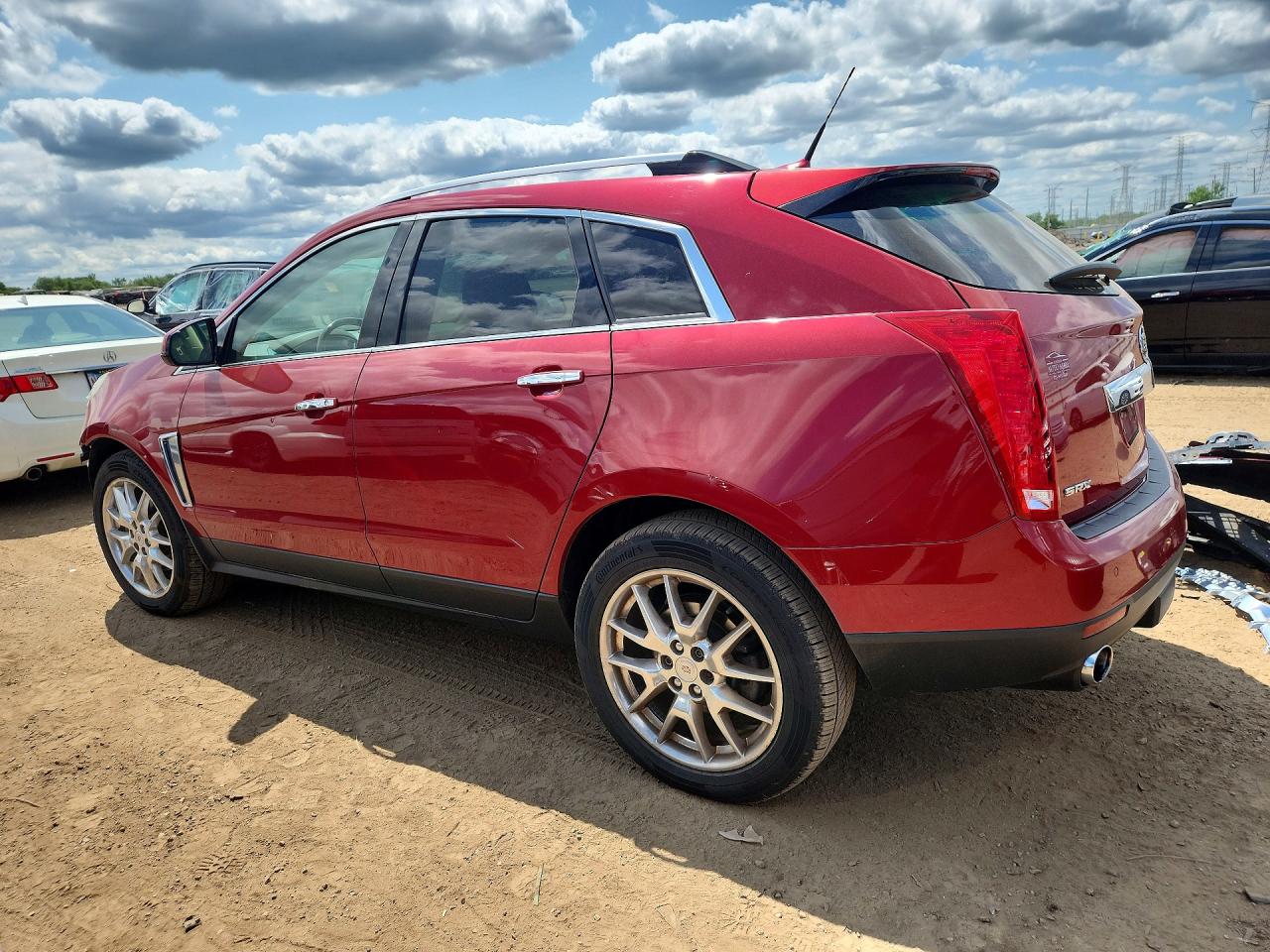 2013 Cadillac Srx Premium Collection Maroon vin: 3GYFNEE36DS618976