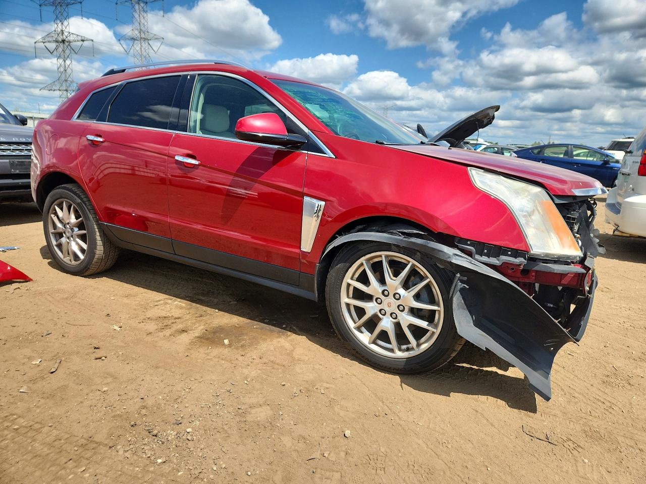 2013 Cadillac Srx Premium Collection Maroon vin: 3GYFNEE36DS618976