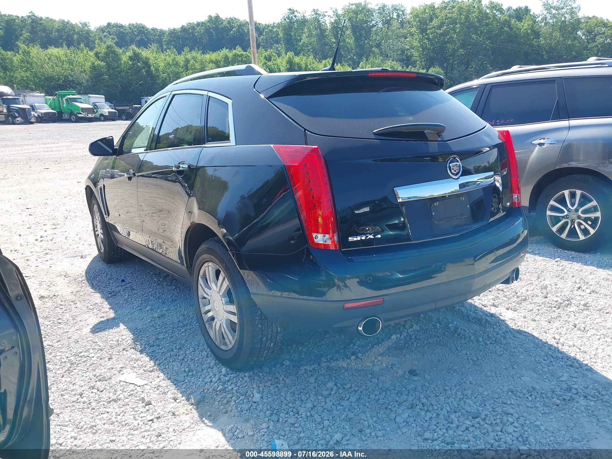 2014 Cadillac Srx Luxury Collection Black vin: 3GYFNEE36ES532374