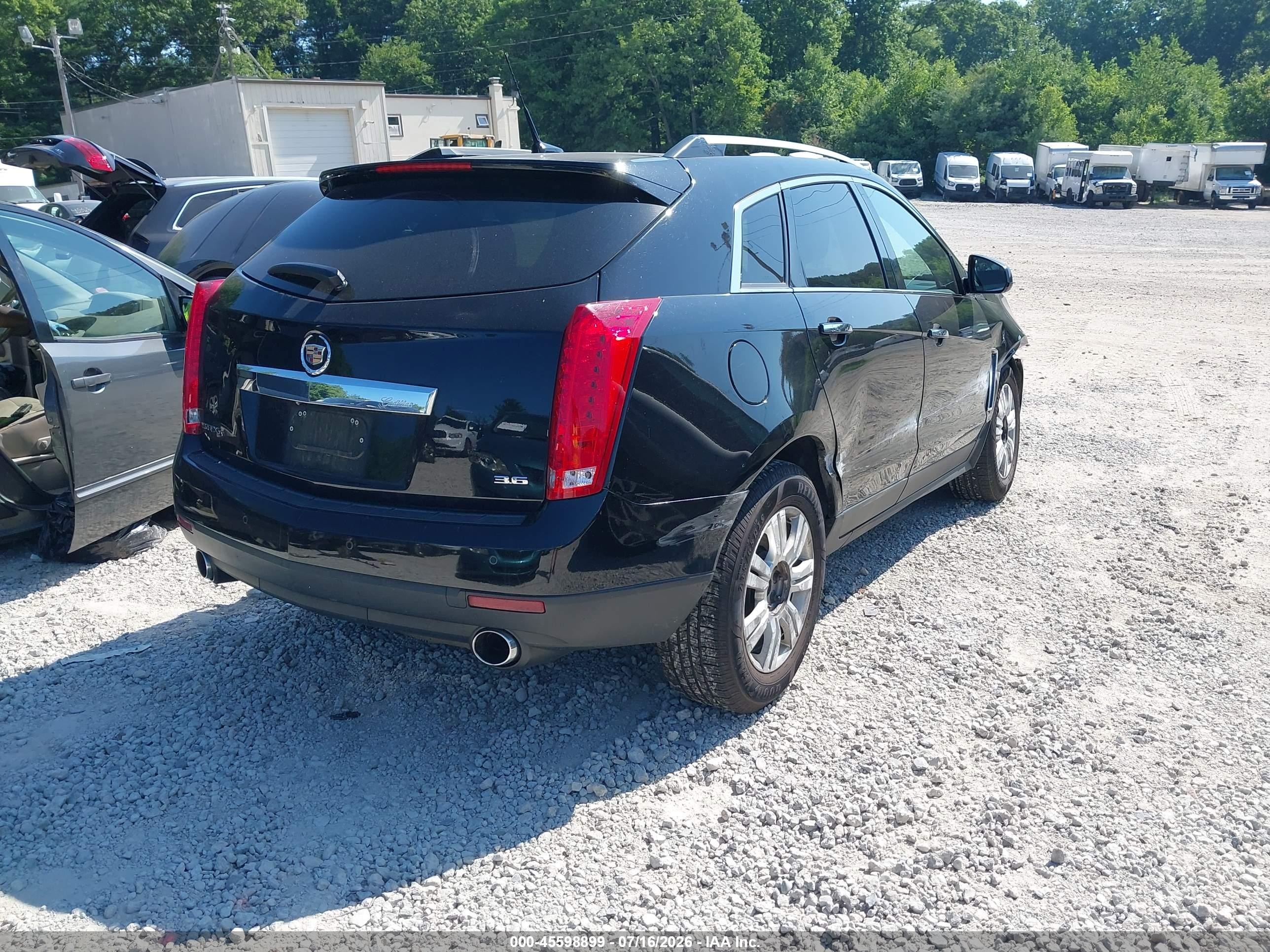 2014 Cadillac Srx Luxury Collection Black vin: 3GYFNEE36ES532374