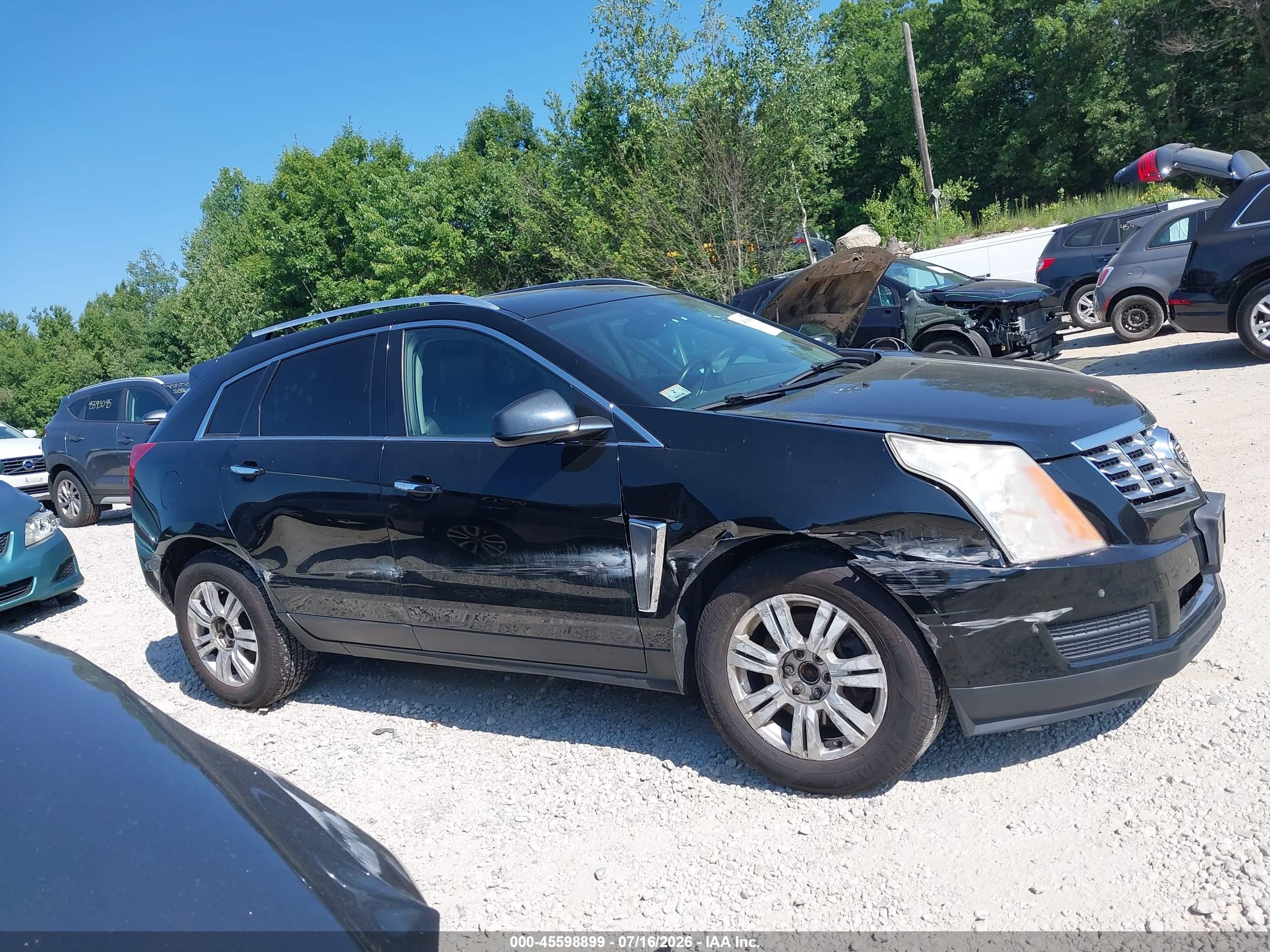 2014 Cadillac Srx Luxury Collection Black vin: 3GYFNEE36ES532374