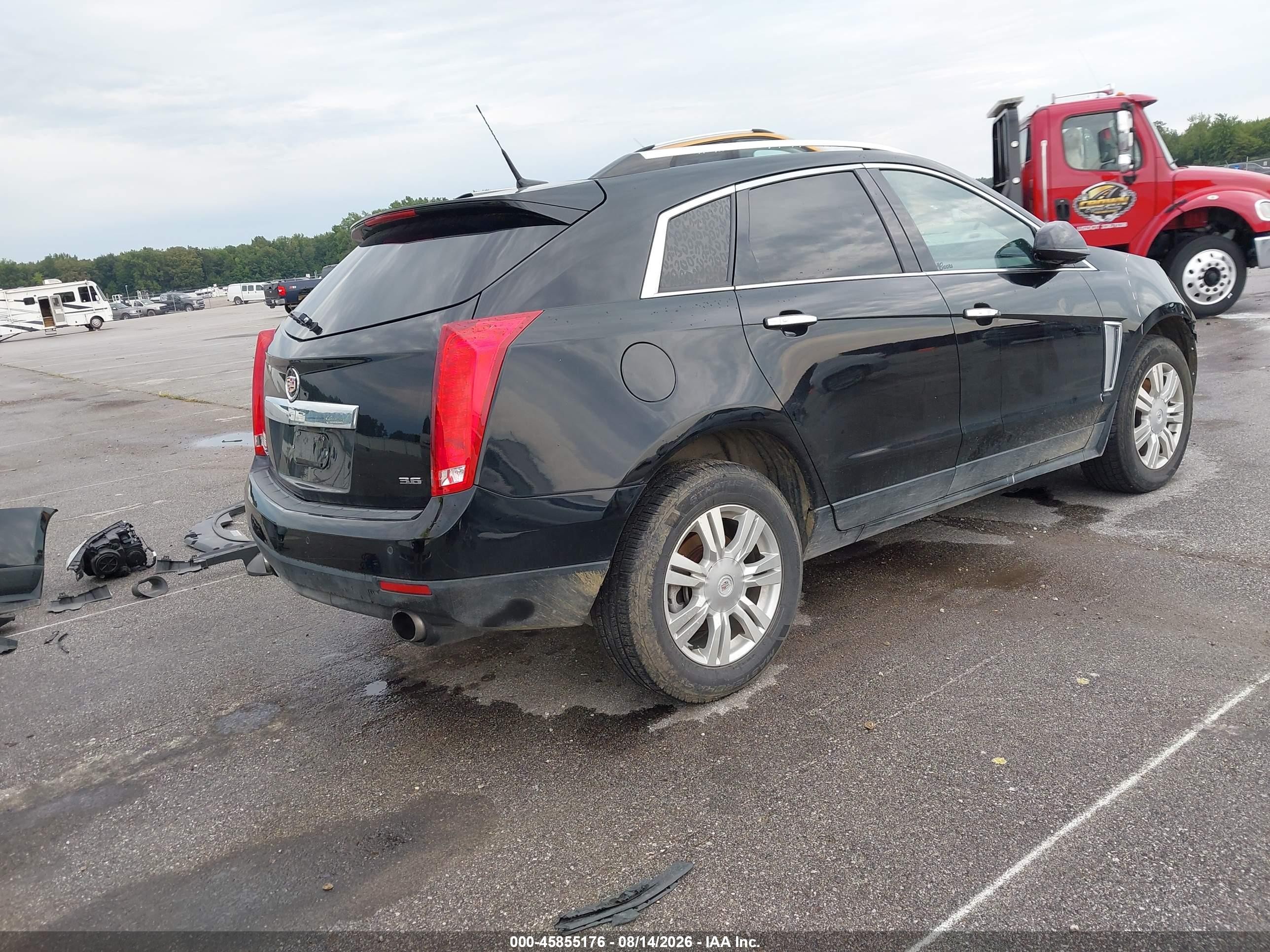 2014 Cadillac Srx Luxury Collection Black vin: 3GYFNEE36ES630319