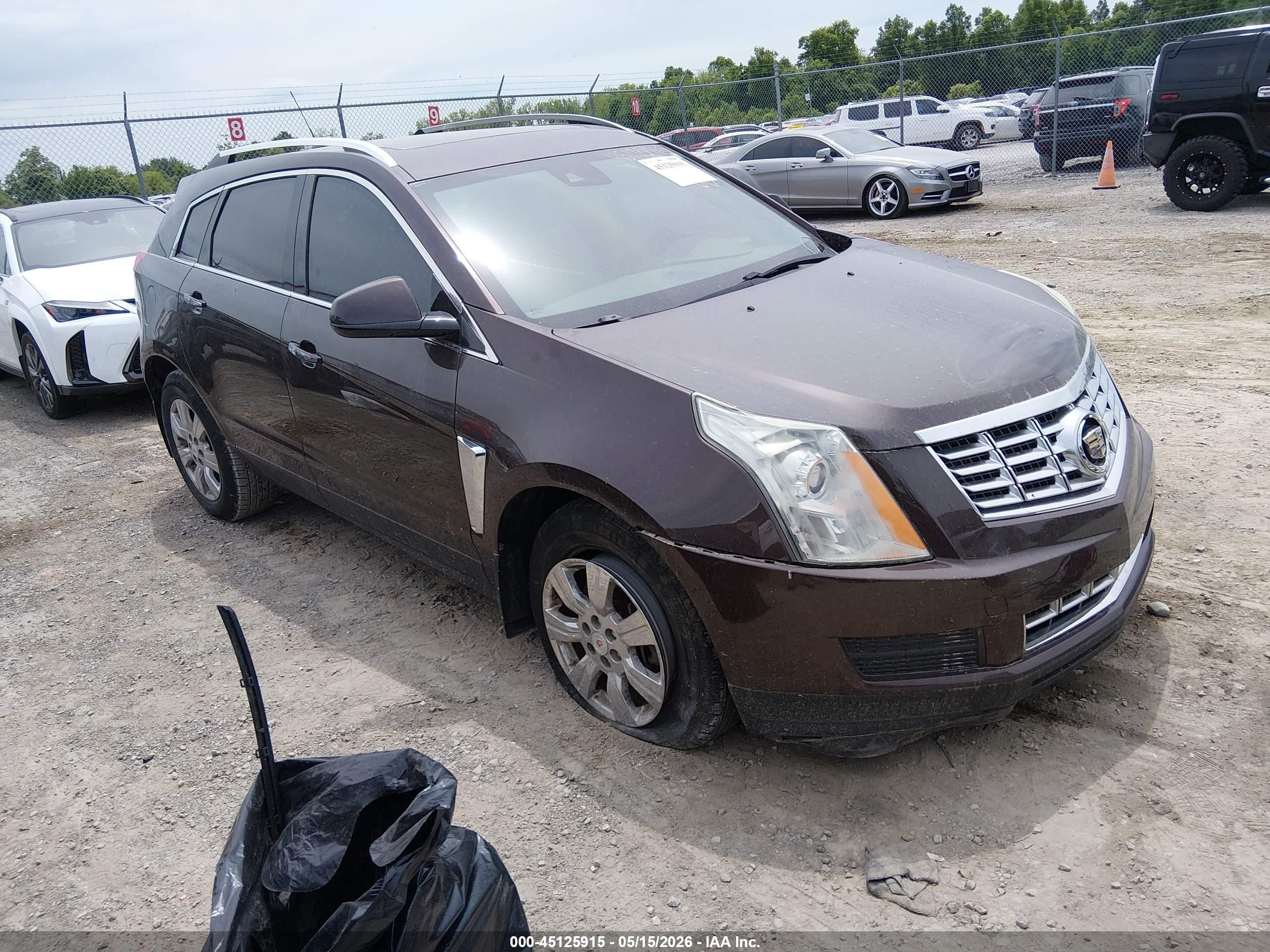 2015 Cadillac Srx Luxury Collection Brown vin: 3GYFNEE36FS529878