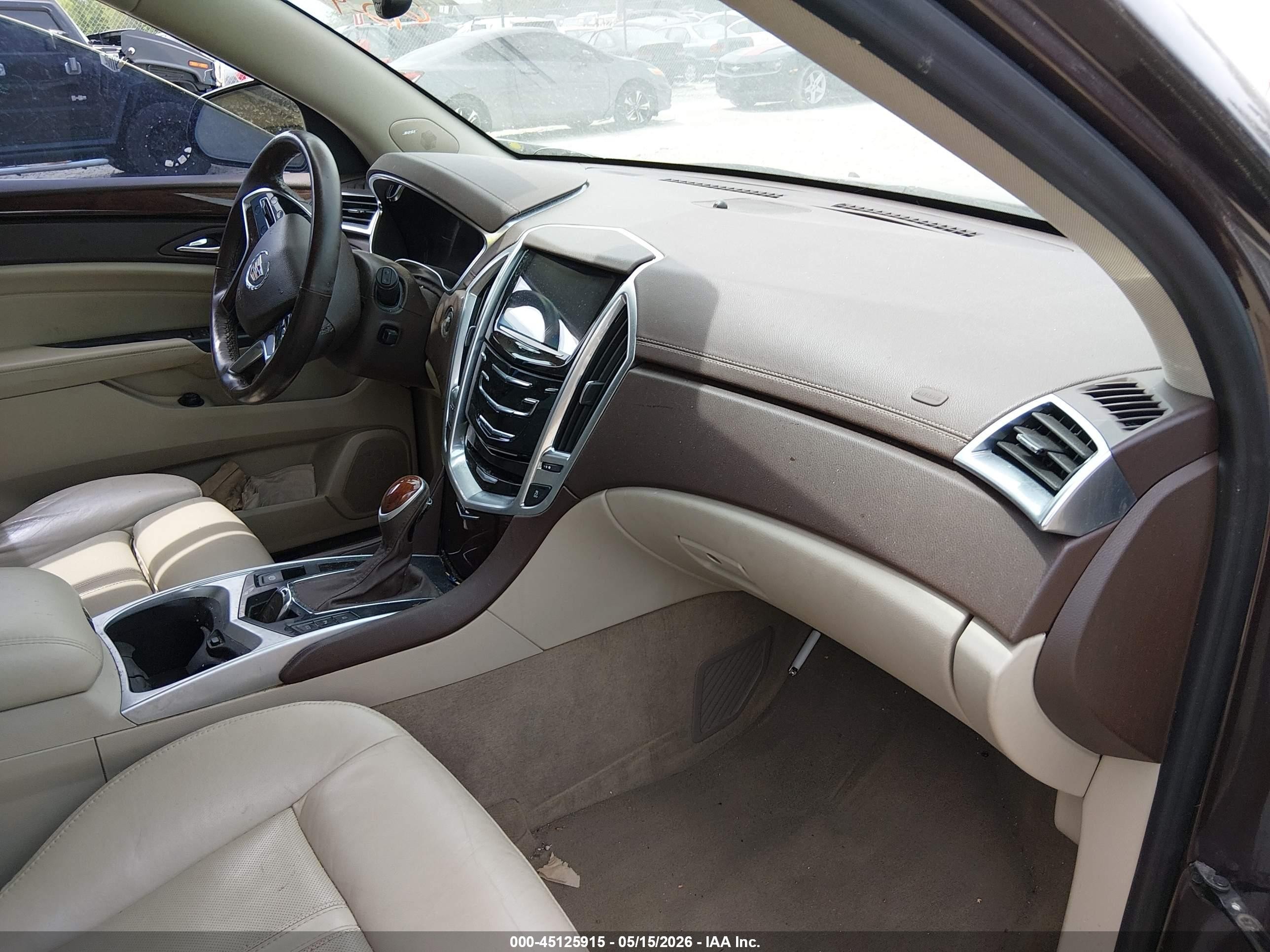 2015 Cadillac Srx Luxury Collection Brown vin: 3GYFNEE36FS529878