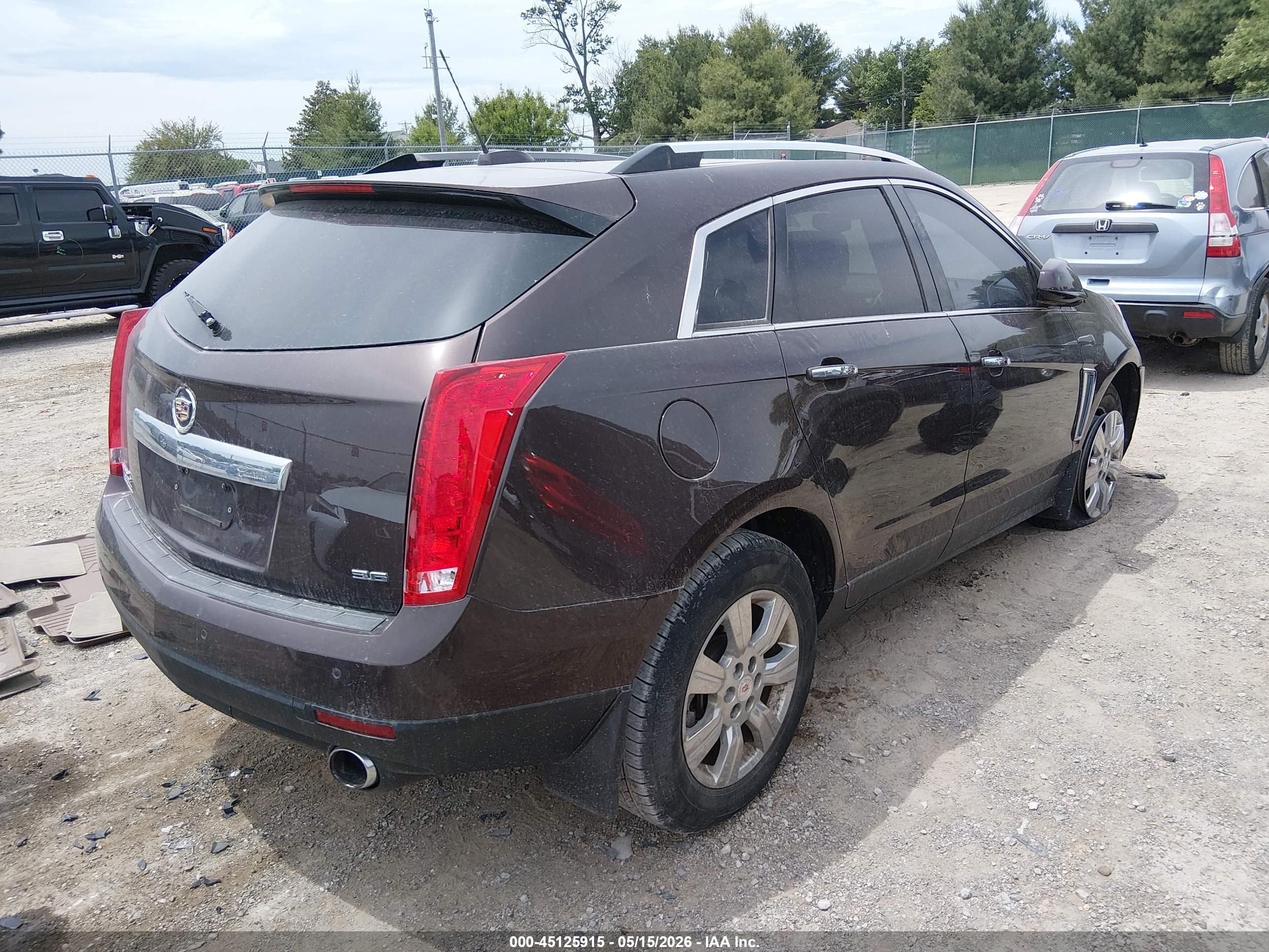 2015 Cadillac Srx Luxury Collection Brown vin: 3GYFNEE36FS529878