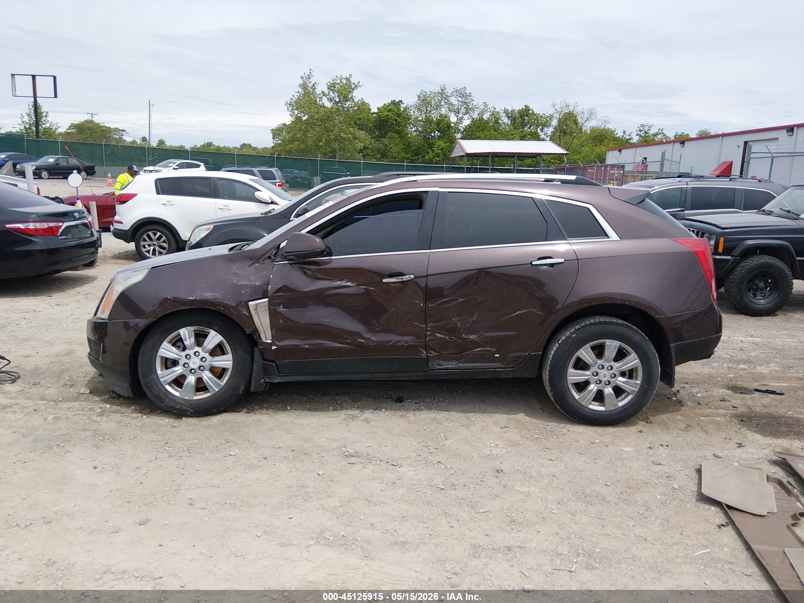 2015 Cadillac Srx Luxury Collection Brown vin: 3GYFNEE36FS529878