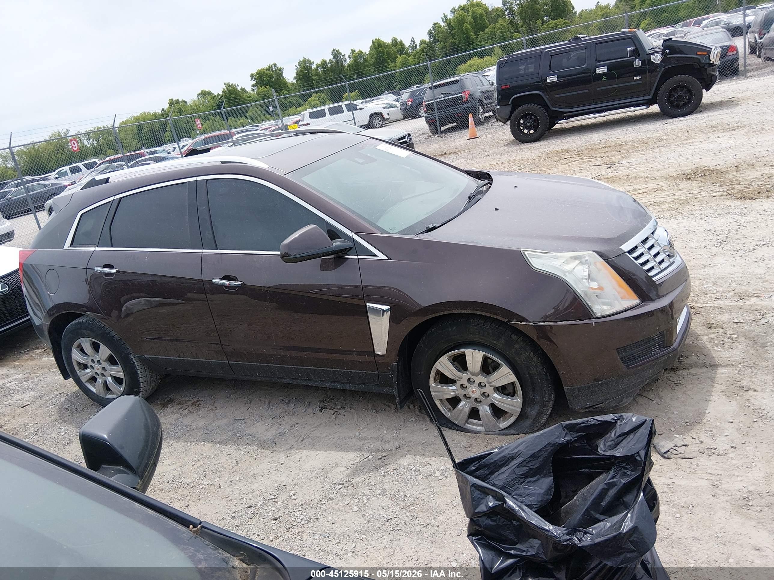 2015 Cadillac Srx Luxury Collection Brown vin: 3GYFNEE36FS529878
