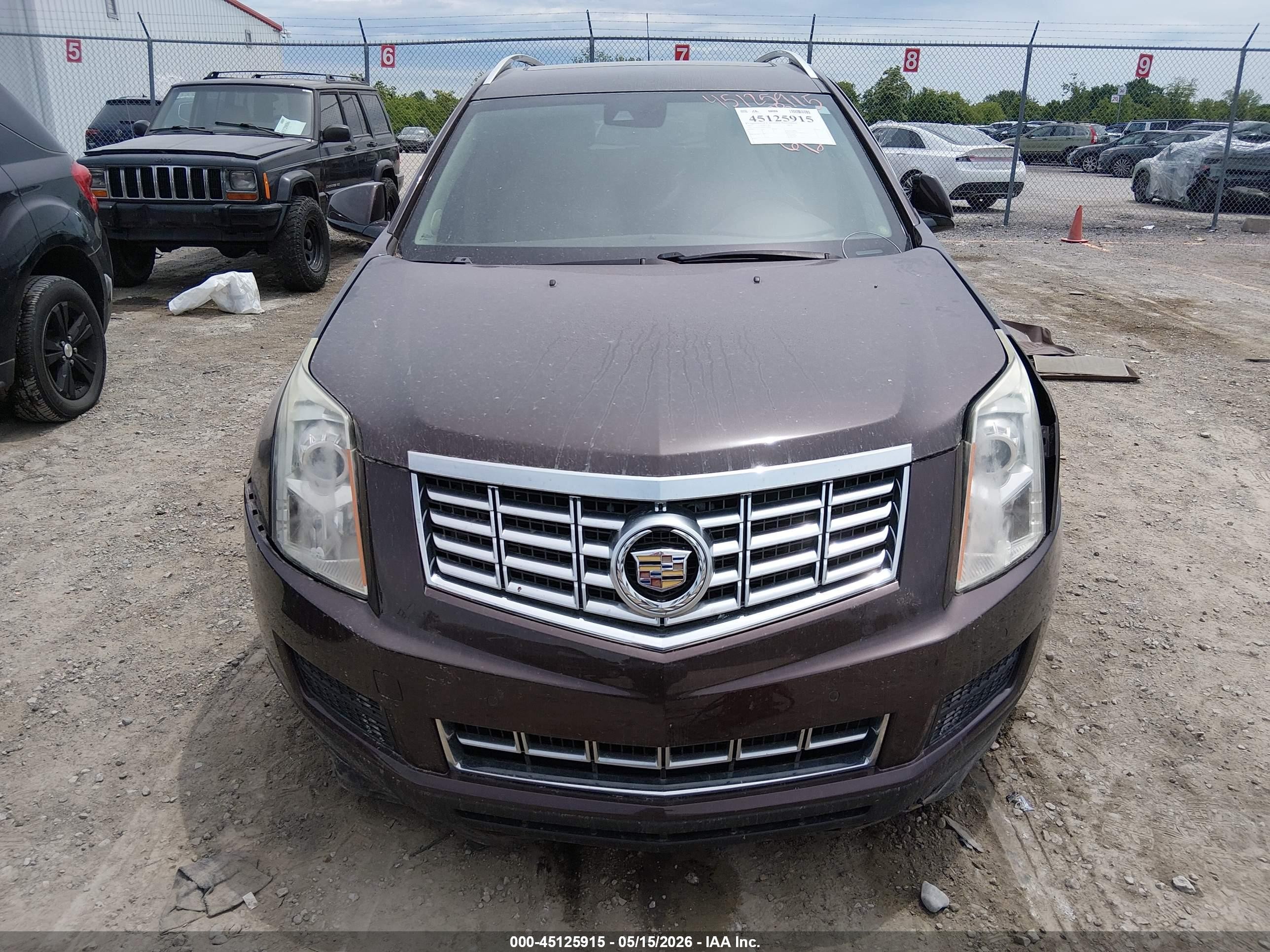 2015 Cadillac Srx Luxury Collection Brown vin: 3GYFNEE36FS529878
