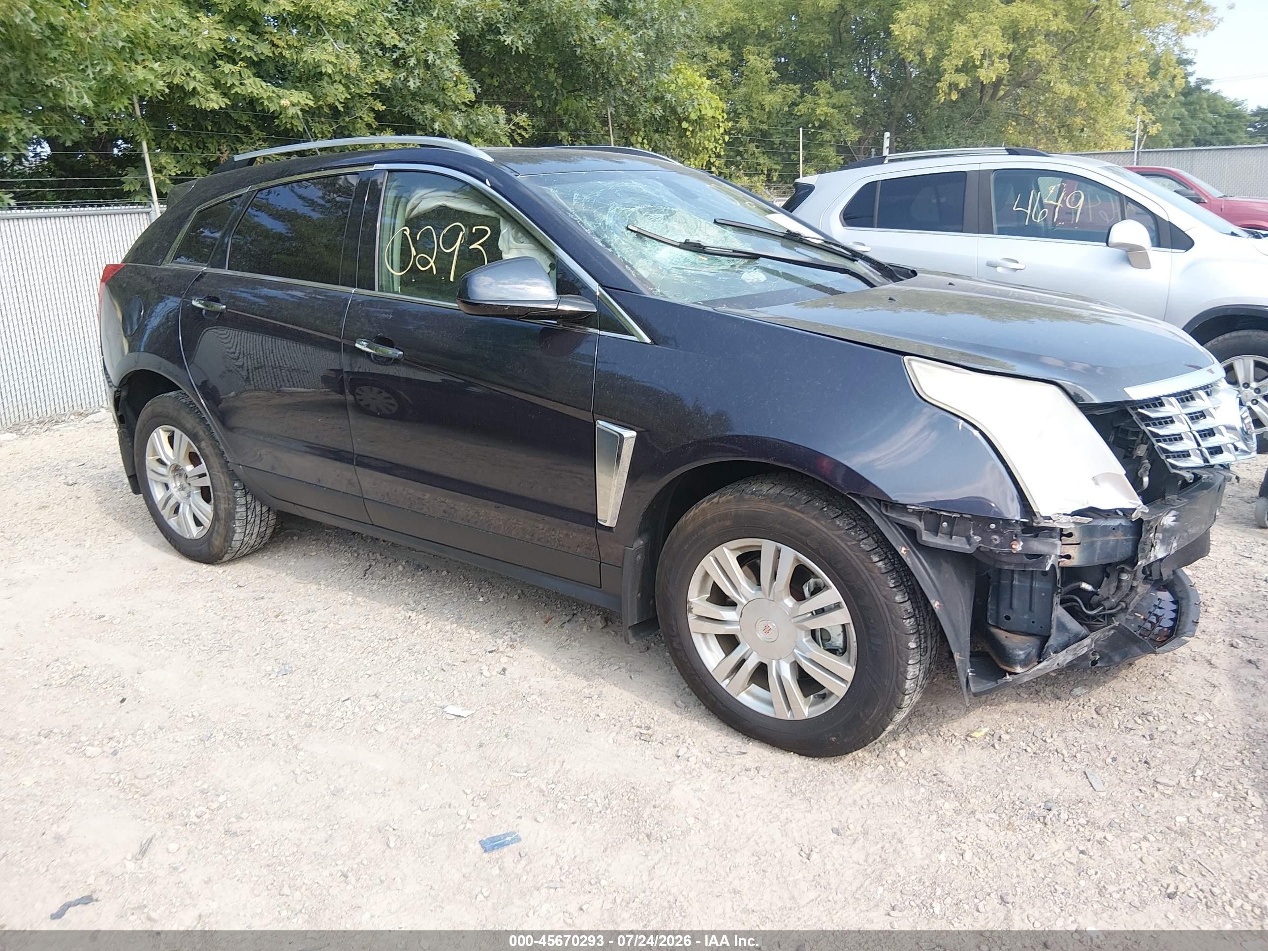2015 Cadillac Srx Luxury Collection Черный vin: 3GYFNEE36FS599896