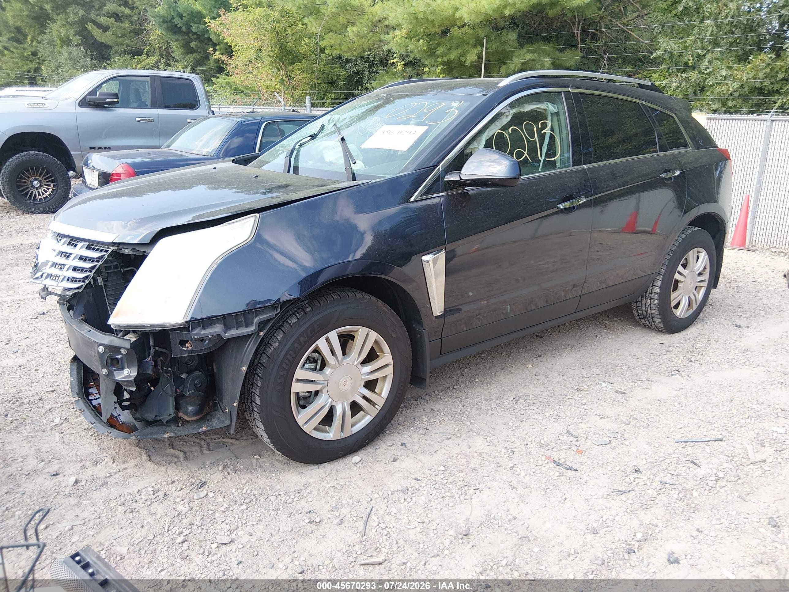 2015 Cadillac Srx Luxury Collection Черный vin: 3GYFNEE36FS599896