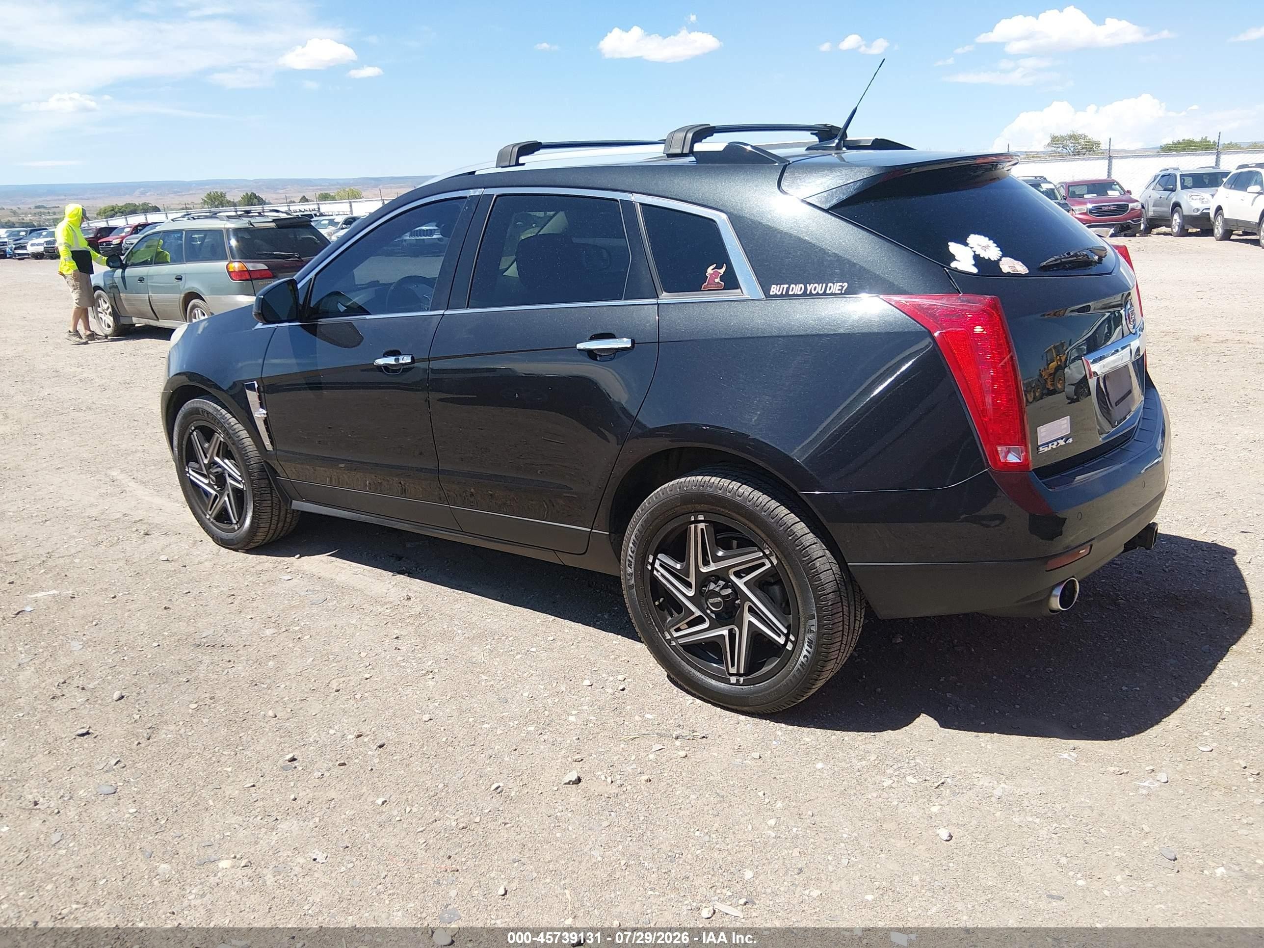 2012 Cadillac Srx Performance Collection Black vin: 3GYFNEE37C2512146